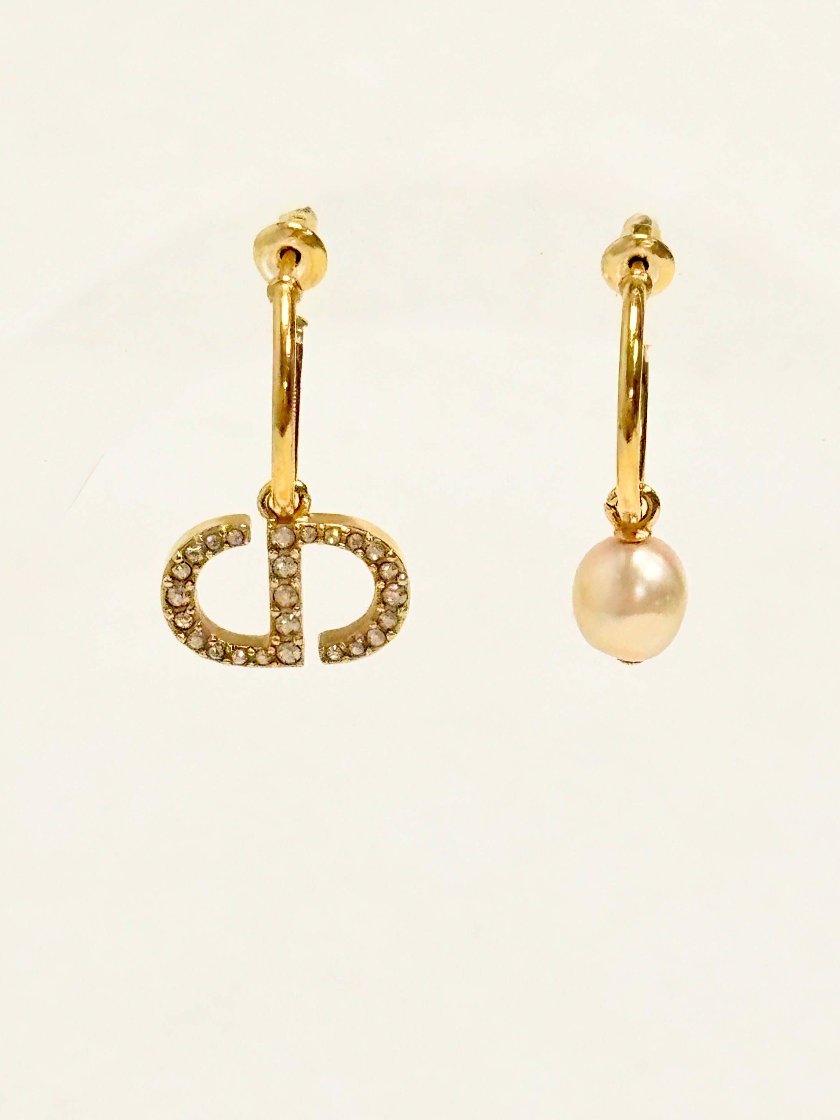 Dior Boucles d'oreilles Petit CD Size ONE SIZE - 1 Thumbnail