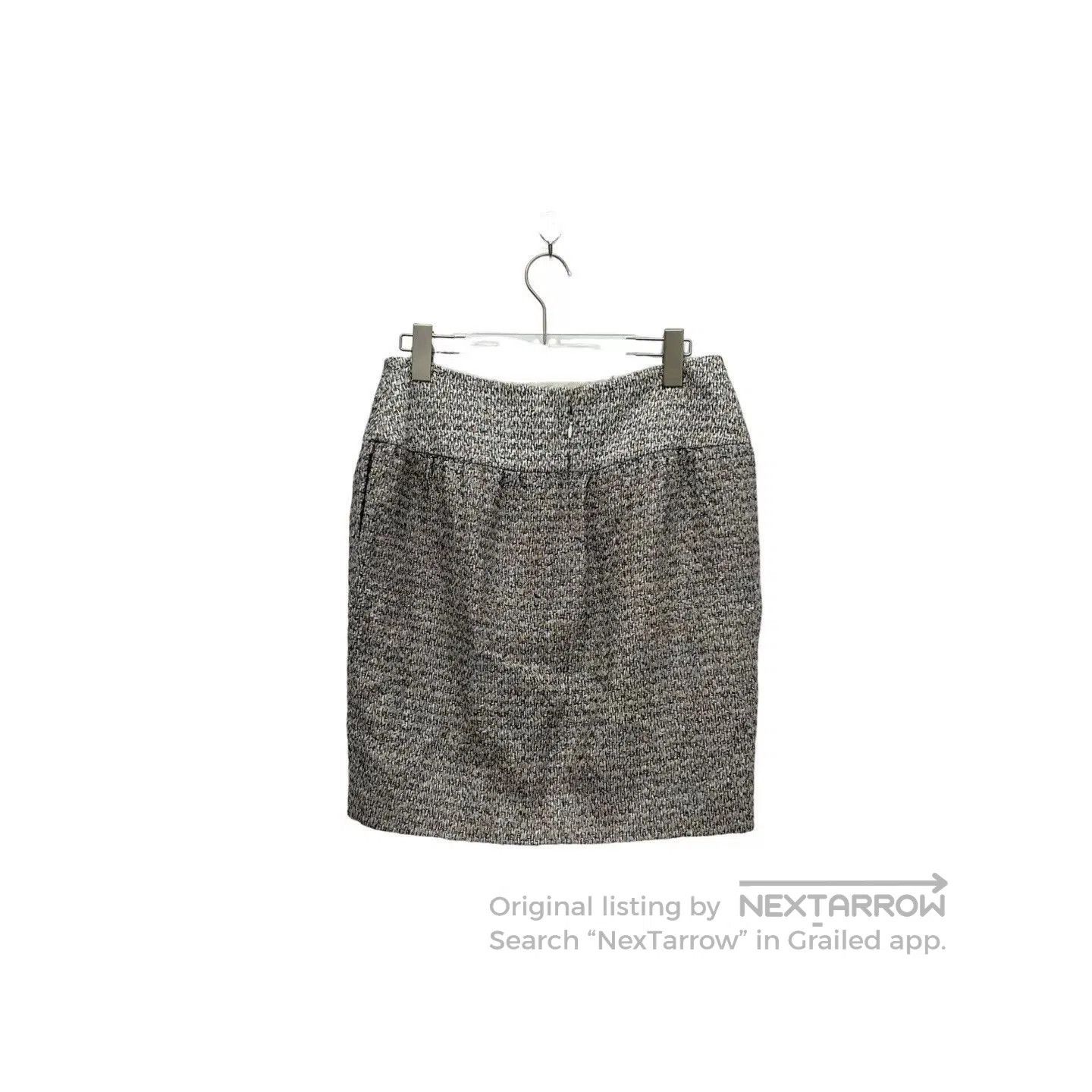 Chanel Chanel Tweed Newspaper Print Skirt. Size 39" - 2 Thumbnail