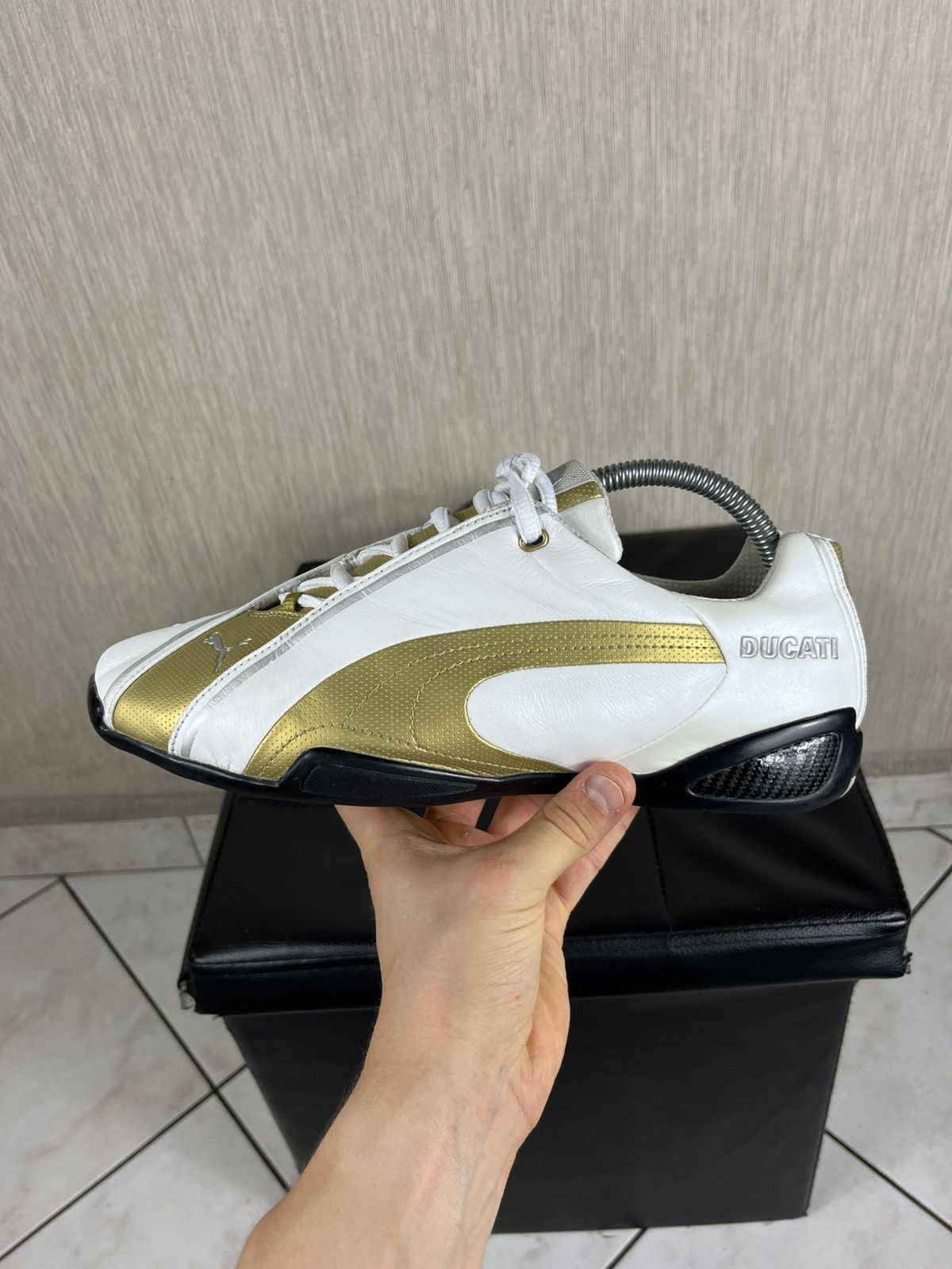 Mercedes-Benz × Puma Vintage Puma x Ducati speed cat y2k gold racing shoes retro Size US 8.5 / EU 41-42 - 14 Thumbnail