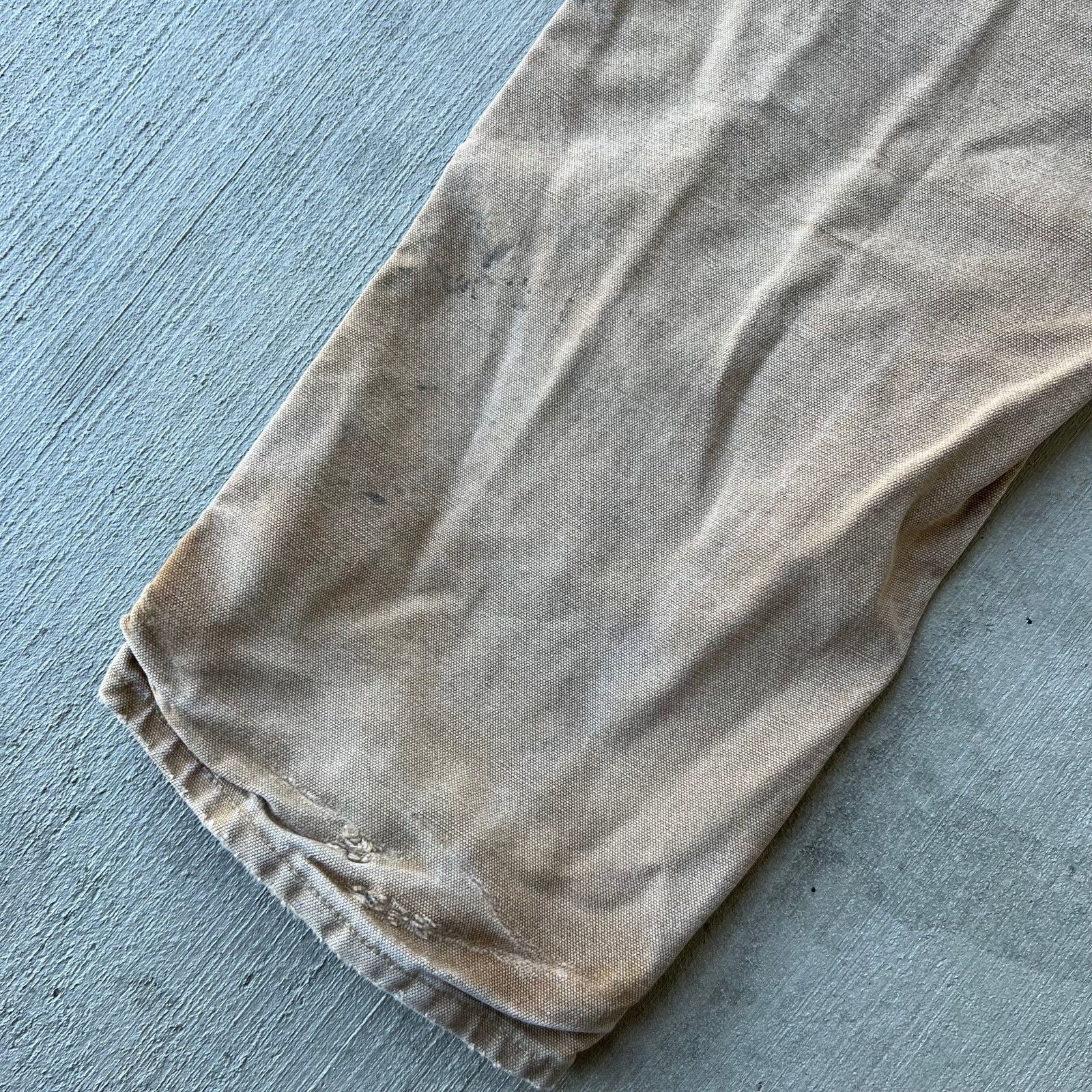 Carhartt × Vintage Carhartt faded brown double knee work wear carpenter pants Size US 33 - 10 Thumbnail