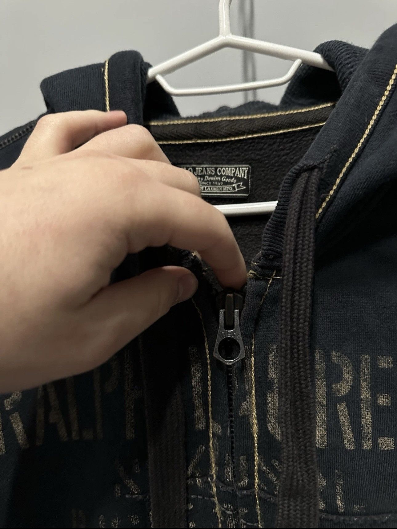 Polo Ralph Lauren Avant Garde Japanese Polo Ralph Lauren Zip Hoodie Y2K 2000s Size US XL / EU 56 / 4 - 9 Thumbnail