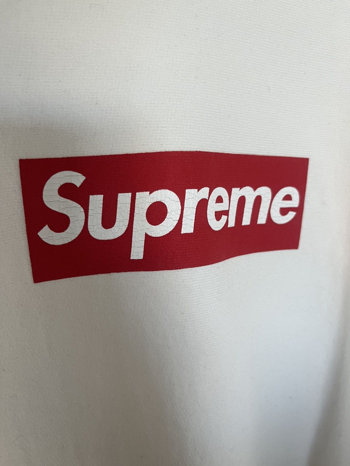 Supreme Supreme Washed Box Logo Crewneck, Size M Size US M / EU 48-50 / 2 - 2 Thumbnail
