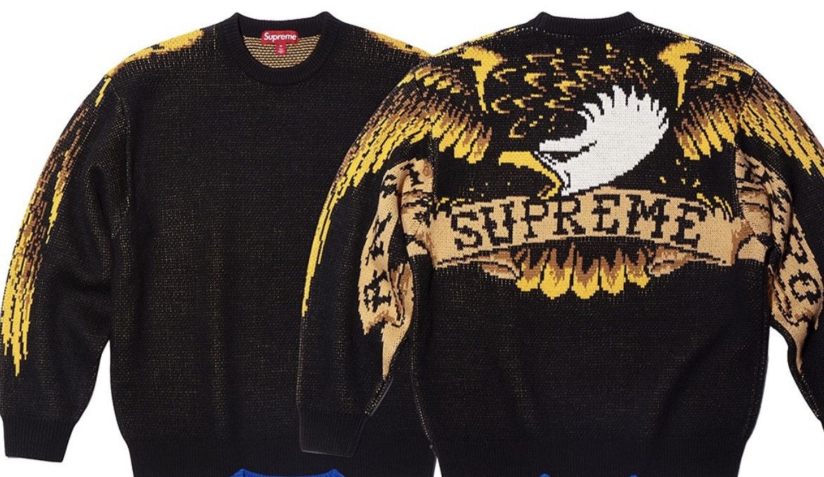 Antihero × Supreme Fw25 supreme antihero eagle knit sweater Size US M / EU 48-50 / 2 - 2 Thumbnail
