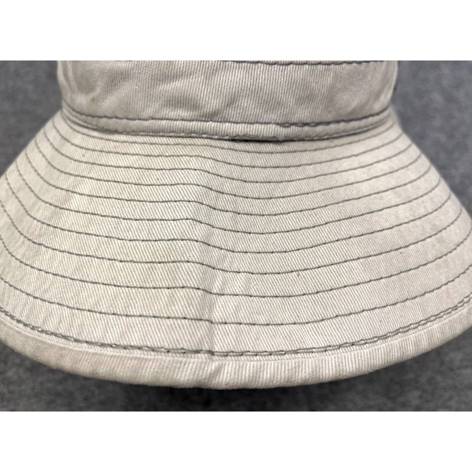Vintage Sea World Mens Boonie Hat Wide Brim Beige Outdoor Summer Casual Travel Twill 7 1/4 M Hat Size ONE SIZE - 3 Thumbnail