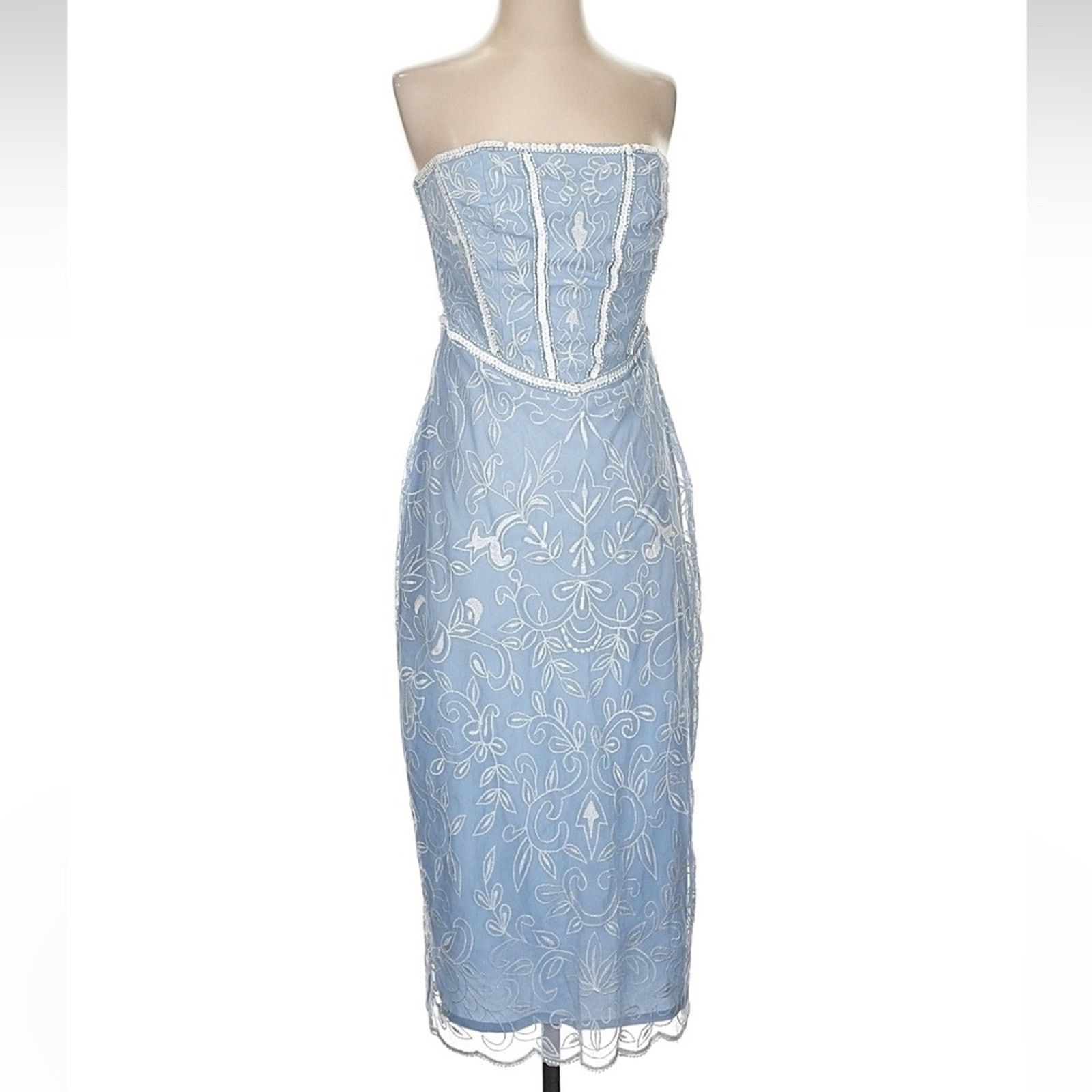 princess polly baby blue dress Blue Women Dresses main image 0