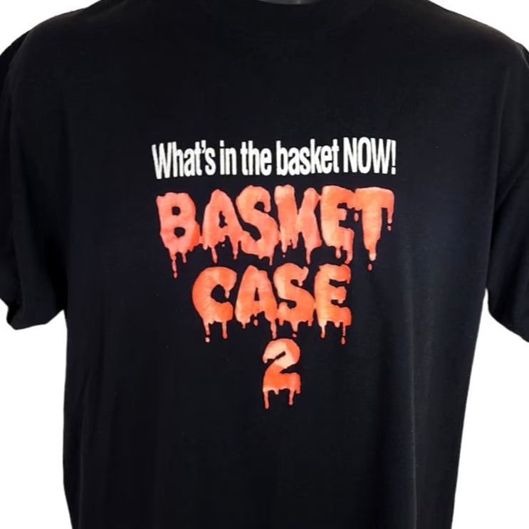 Vintage VINTAGE Basket Case 2 T Shirt Mens Size Medium Black 90s 1990 Horror Made In USA Mens Size US M / EU 48-50 / 2 - 2 Thumbnail