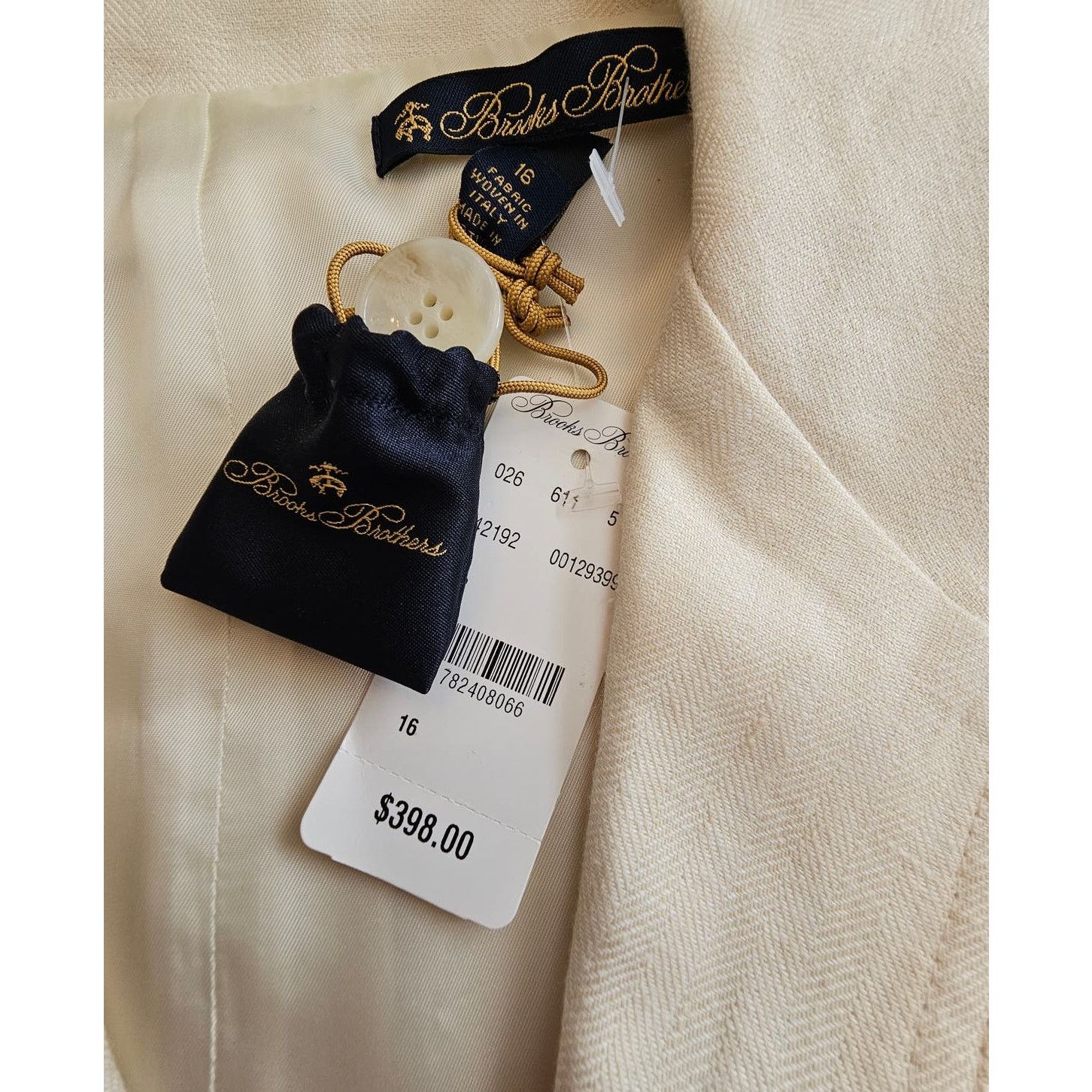 Brooks Brothers Brooks Brothers Lanificio Campore Pure Linen Shirt Dress 16 Size XXL / US 16-18 / IT 52-54 - 14 Thumbnail