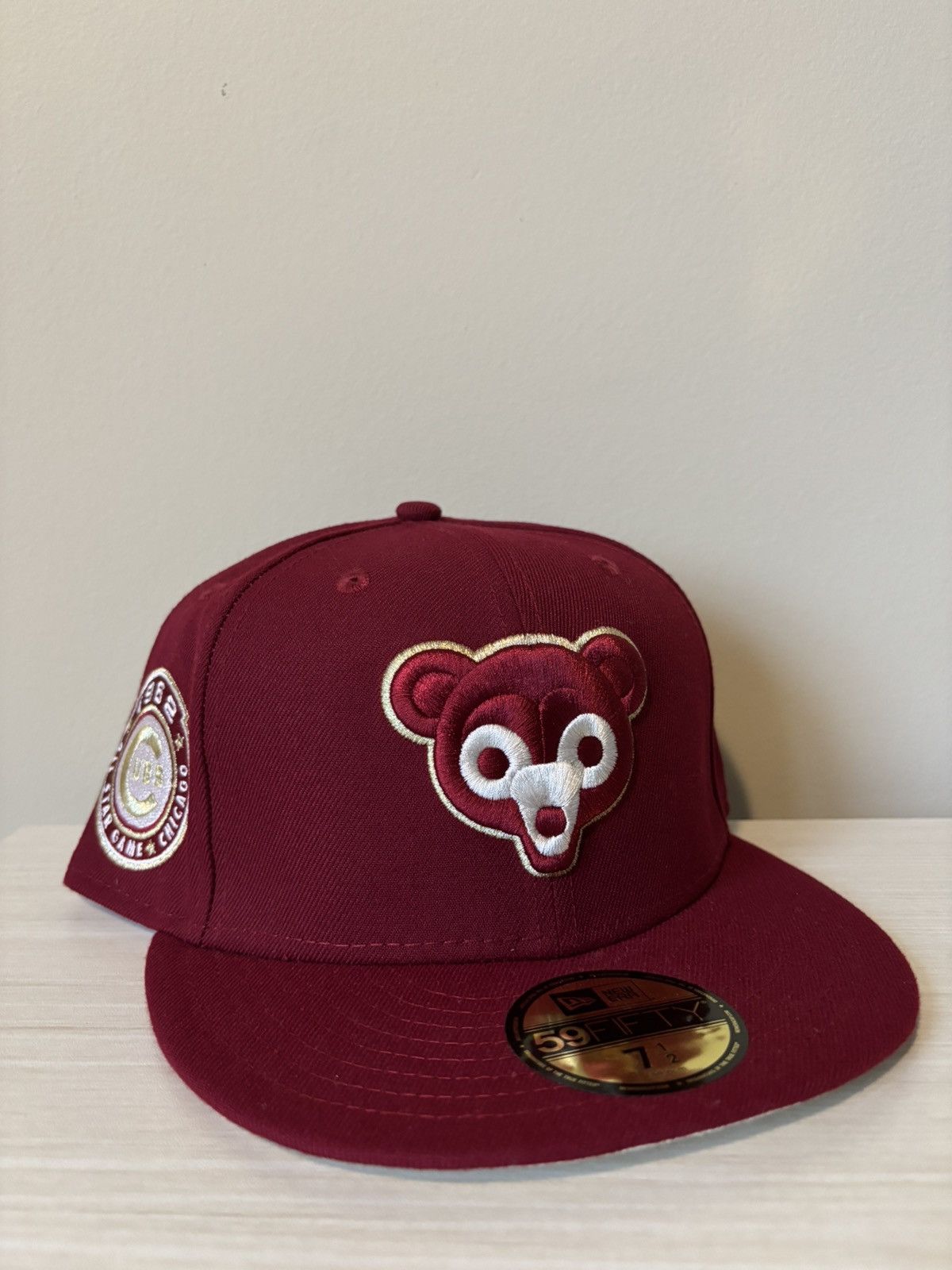 Topperz Chicago Cubs Fitted Size 7 1/2 Topperz Size ONE SIZE - 1 Thumbnail