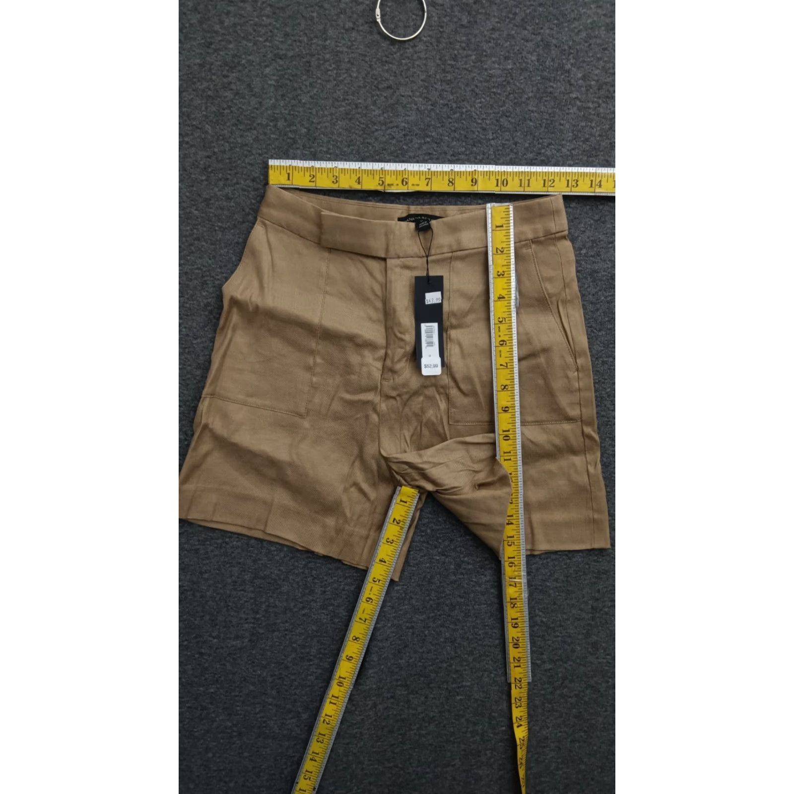 Banana Republic Women\'s Khaki Chino Shorts 0 Beige Regular