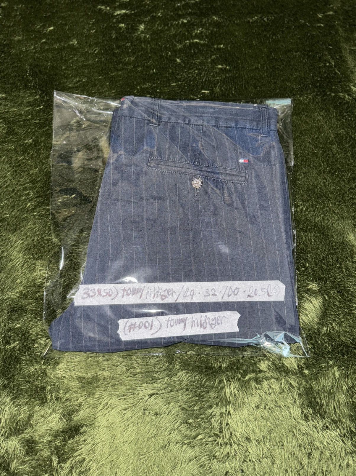 Tommy Hilfiger [33] tommy hilfiger USA stripe washed cotton trouser chino Size US 33 - 13 Thumbnail