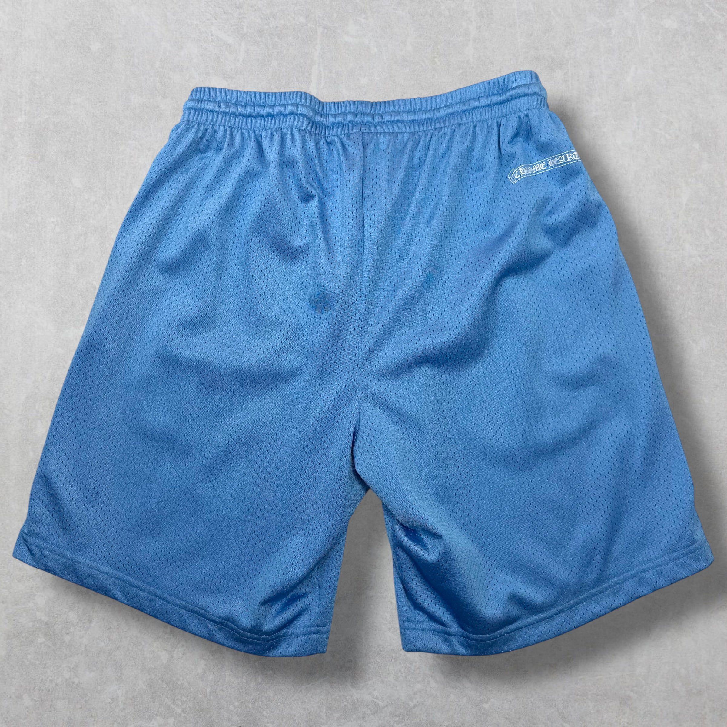 Chrome Hearts Chrome Hearts Blue Mesh Warm Up Shorts L Size US 34 / EU 50 - 2 Thumbnail