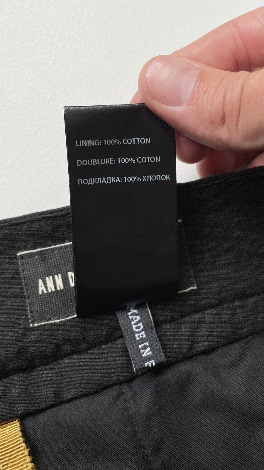 Ann Demeulemeester Moss Green Wool Utility Trousers Size US 36 / EU 52 - 5 Thumbnail