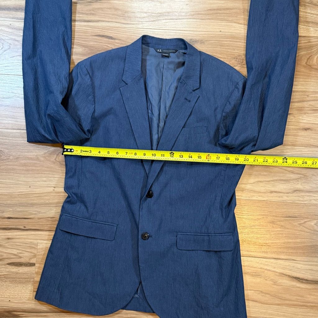 Armani Exchange Armani Exchange Men’s Blue Blazer 42R Size 42R - 5 Thumbnail