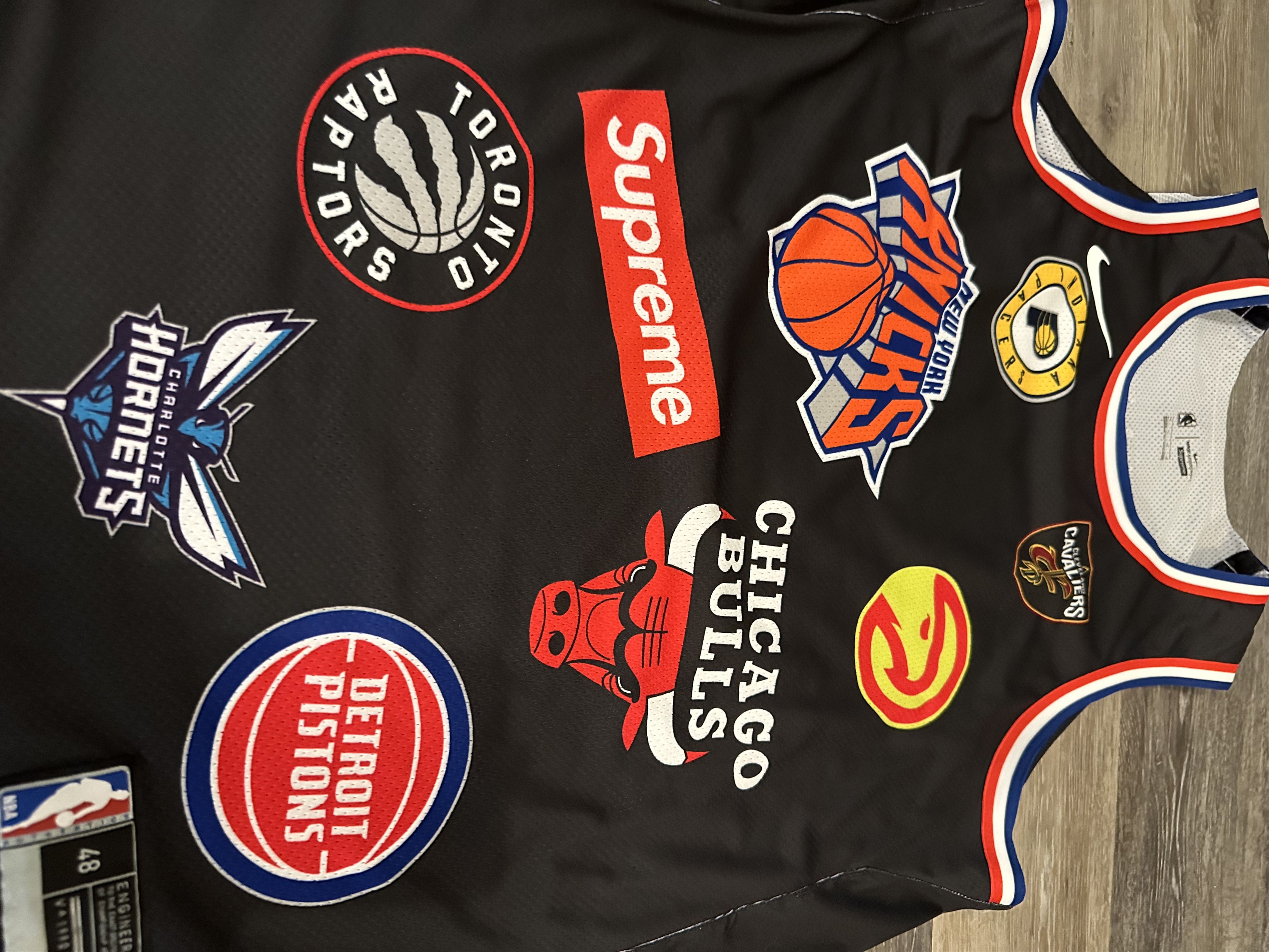 Supreme X Nike X NBA Jersey Black