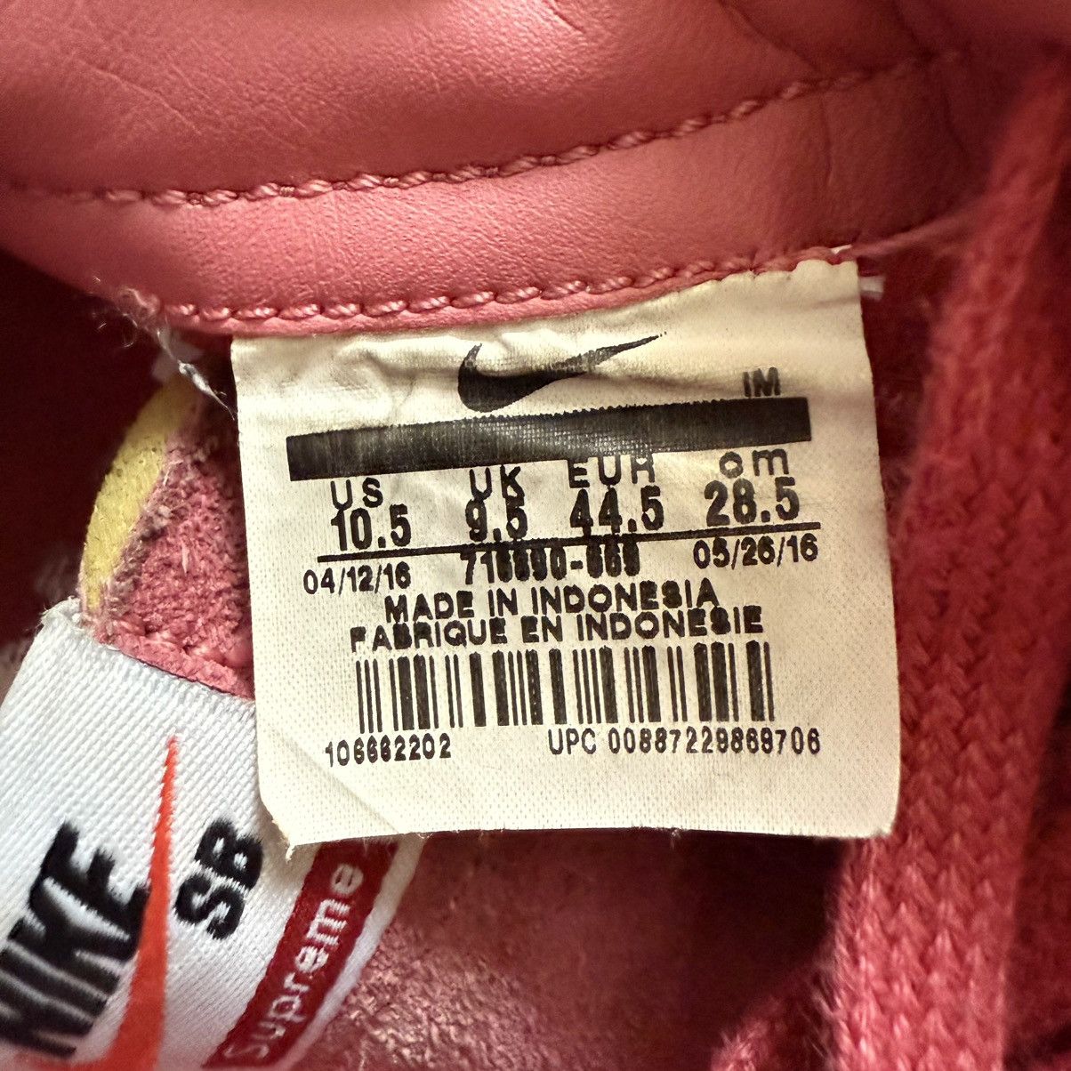 Nike × Supreme Supreme x SB Blazer Low GT 'Desert Bloom' Size US 10.5 / EU 43-44 - 10 Thumbnail
