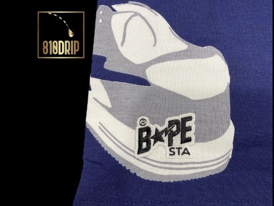Bape Random Bapesta Tee Size US M / EU 48-50 / 2 - 5 Thumbnail