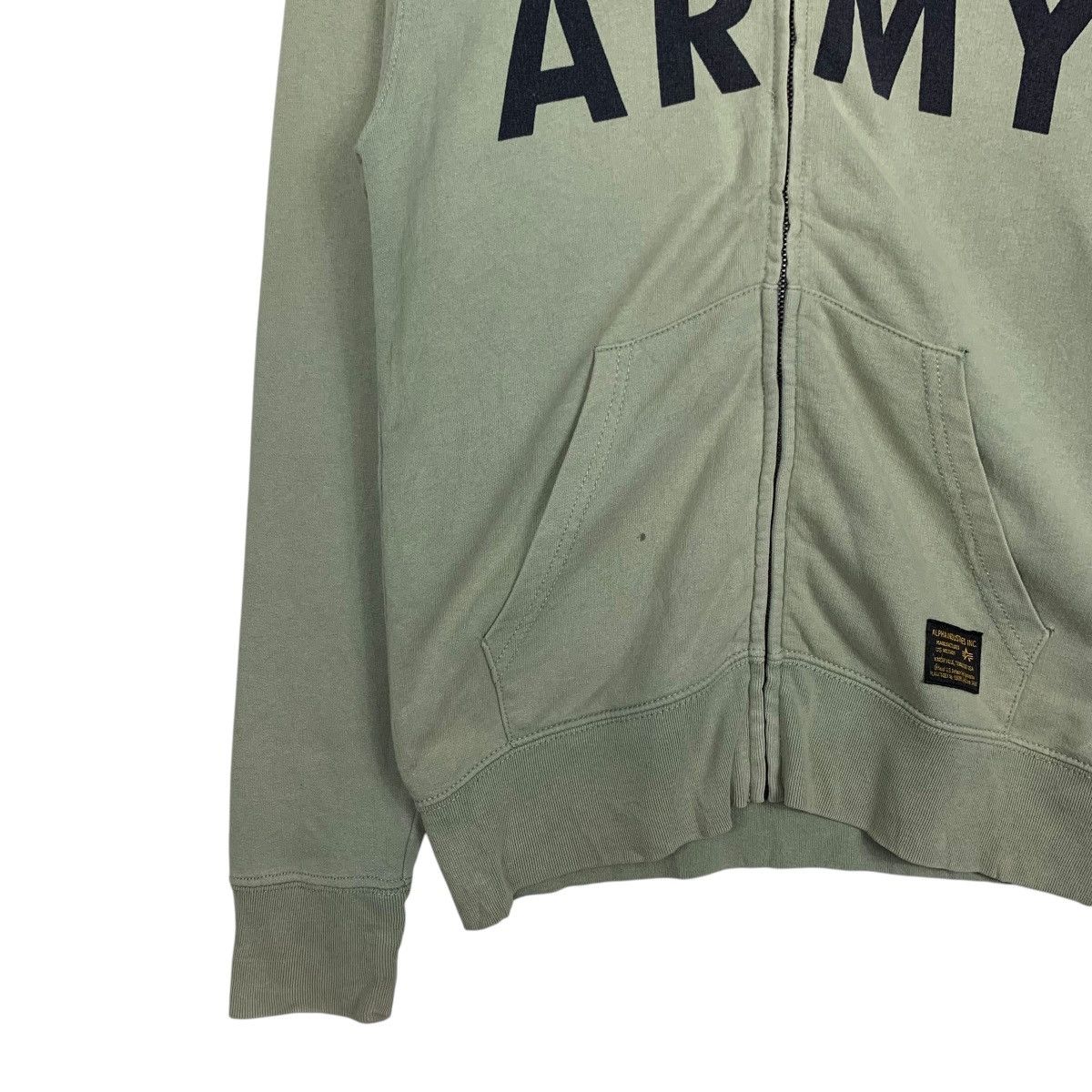 Alpha Industries ALPHA INDUSTRIES ARMY Big Logo Kid Hoodies #1716-C76 Size US M / EU 48-50 / 2 - 3 Thumbnail