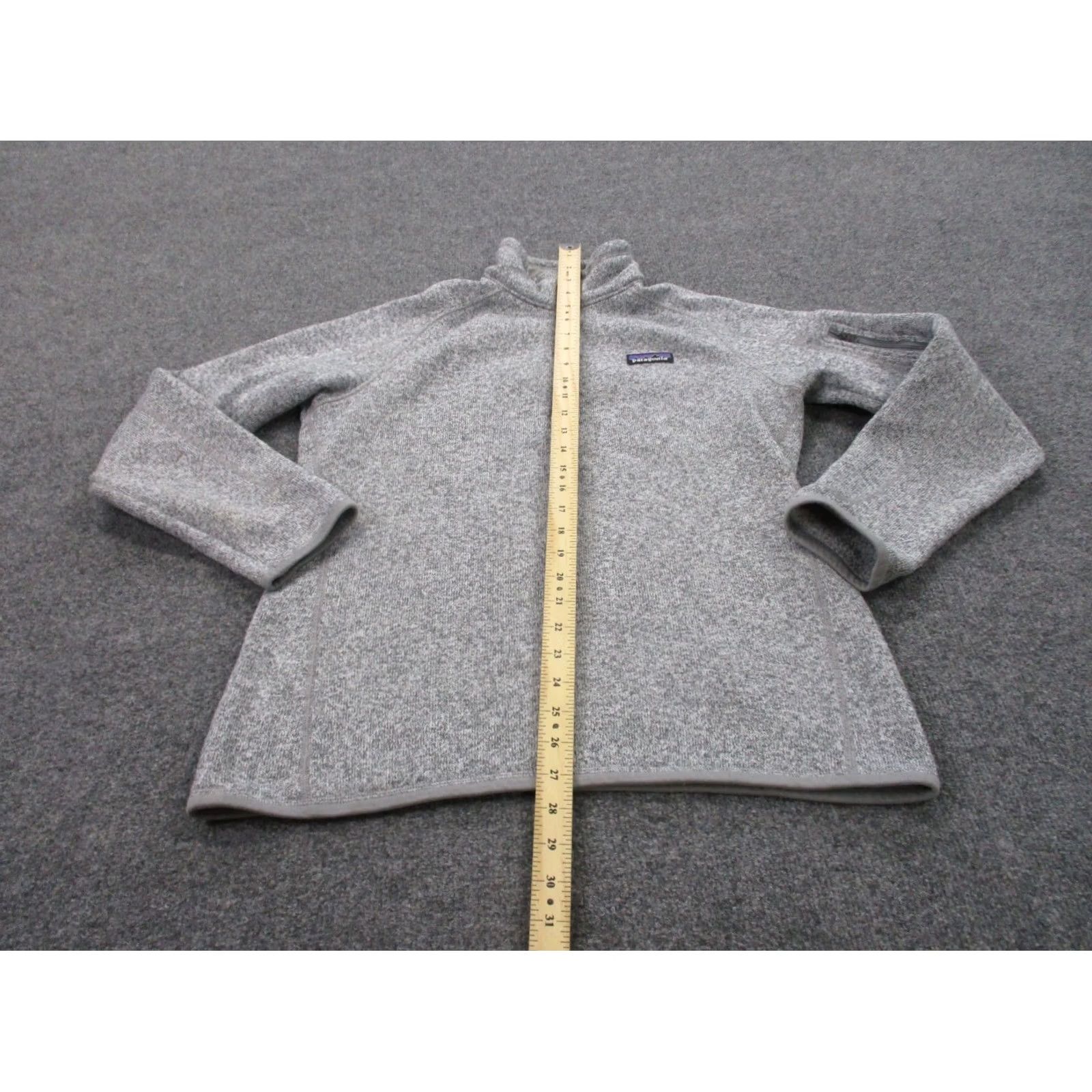 Patagonia Patagonia Jacket Women L Gray Better Sweater Fleece Zip Pockets Windproof 1/4 Zip Outdoor Outdoor Windbreaker Regular 25617 Size L / US 10 / IT 46 - 3 Thumbnail