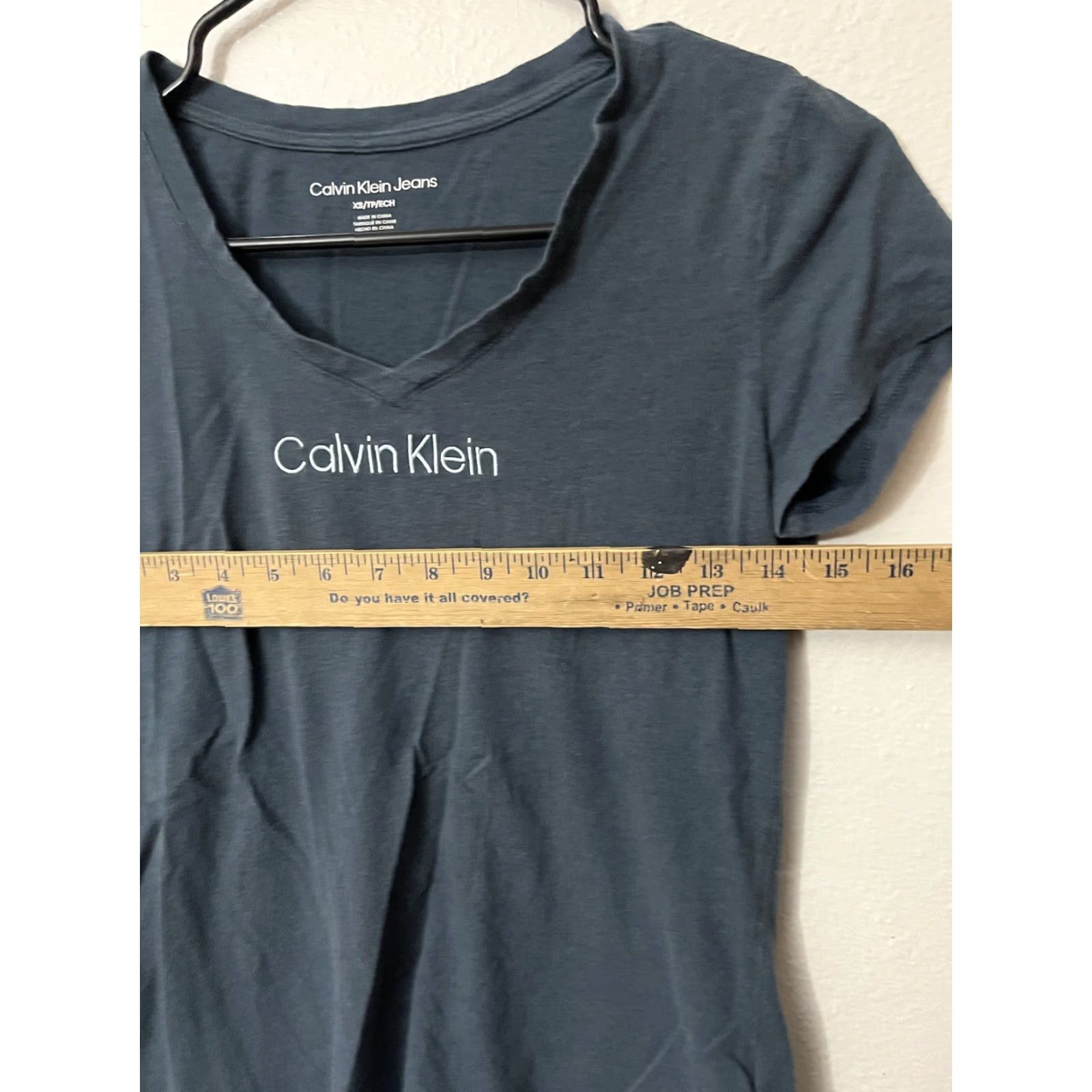Vintage Calvin Klein Jeans T Shirt Size XS Blue Graphic Logo Tee Size XS / US 0-2 / IT 36-38 - 4 Thumbnail