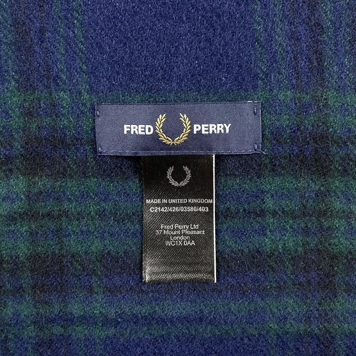 Fred Perry Fred Perry Wool Scarf Size ONE SIZE - 8 Thumbnail