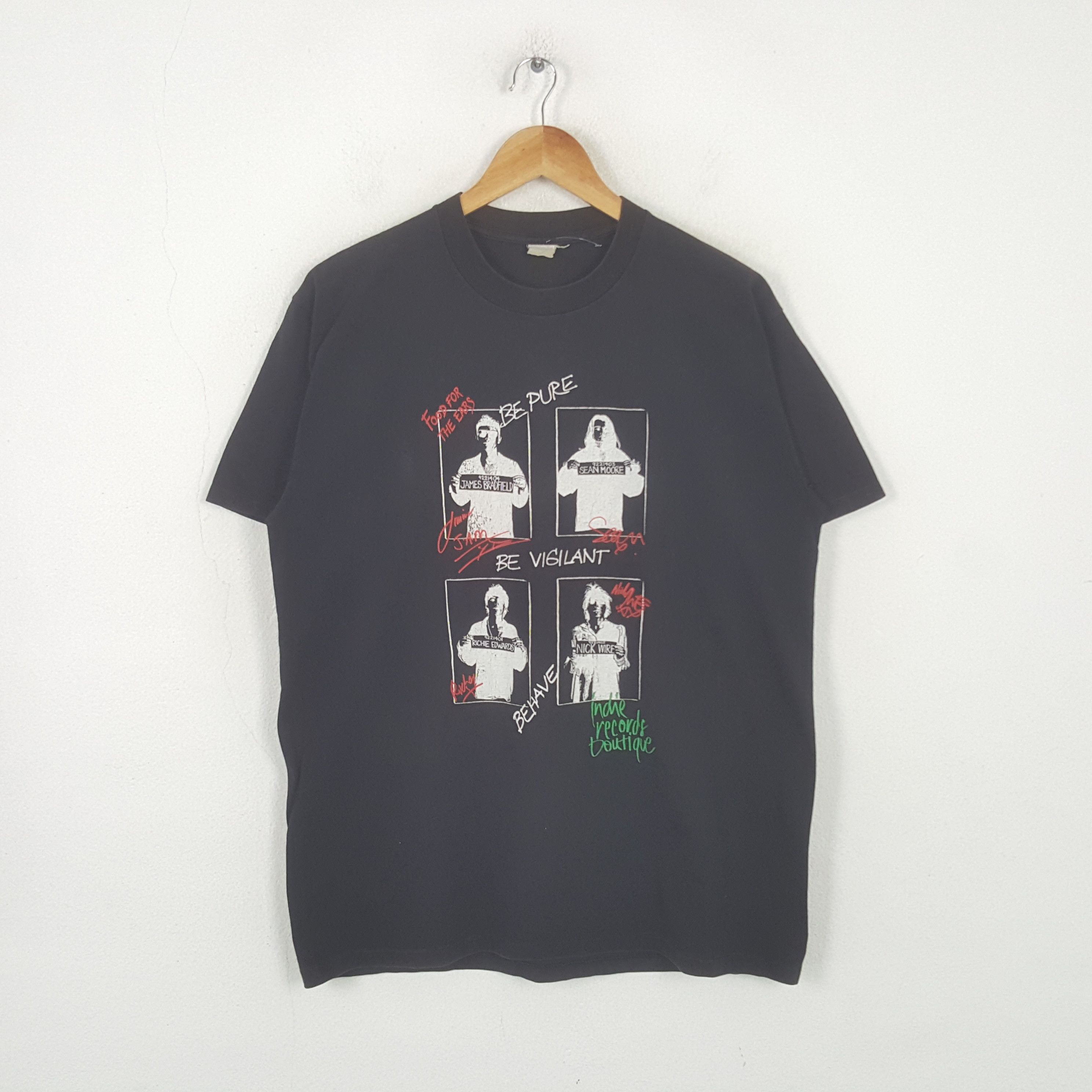 Band Tees Vintage Manic Street Preachers 90's Rock Band Tshirt 32 Size US L / EU 52-54 / 3 - 1 Thumbnail