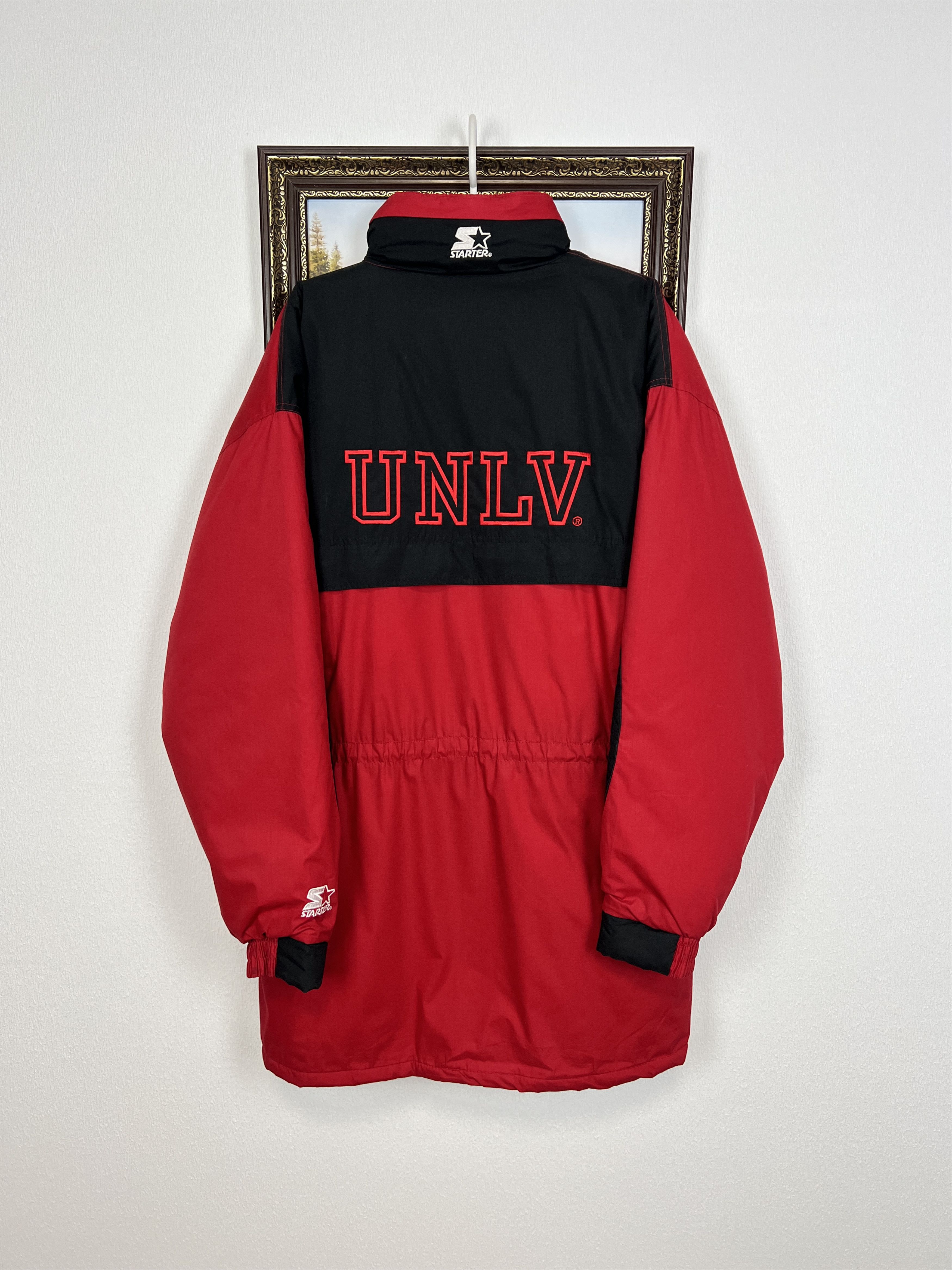 Starter Vintage Starter UNLV Running Rebels Long Bomber Jacket Size US XL / EU 56 / 4 - 17 Thumbnail