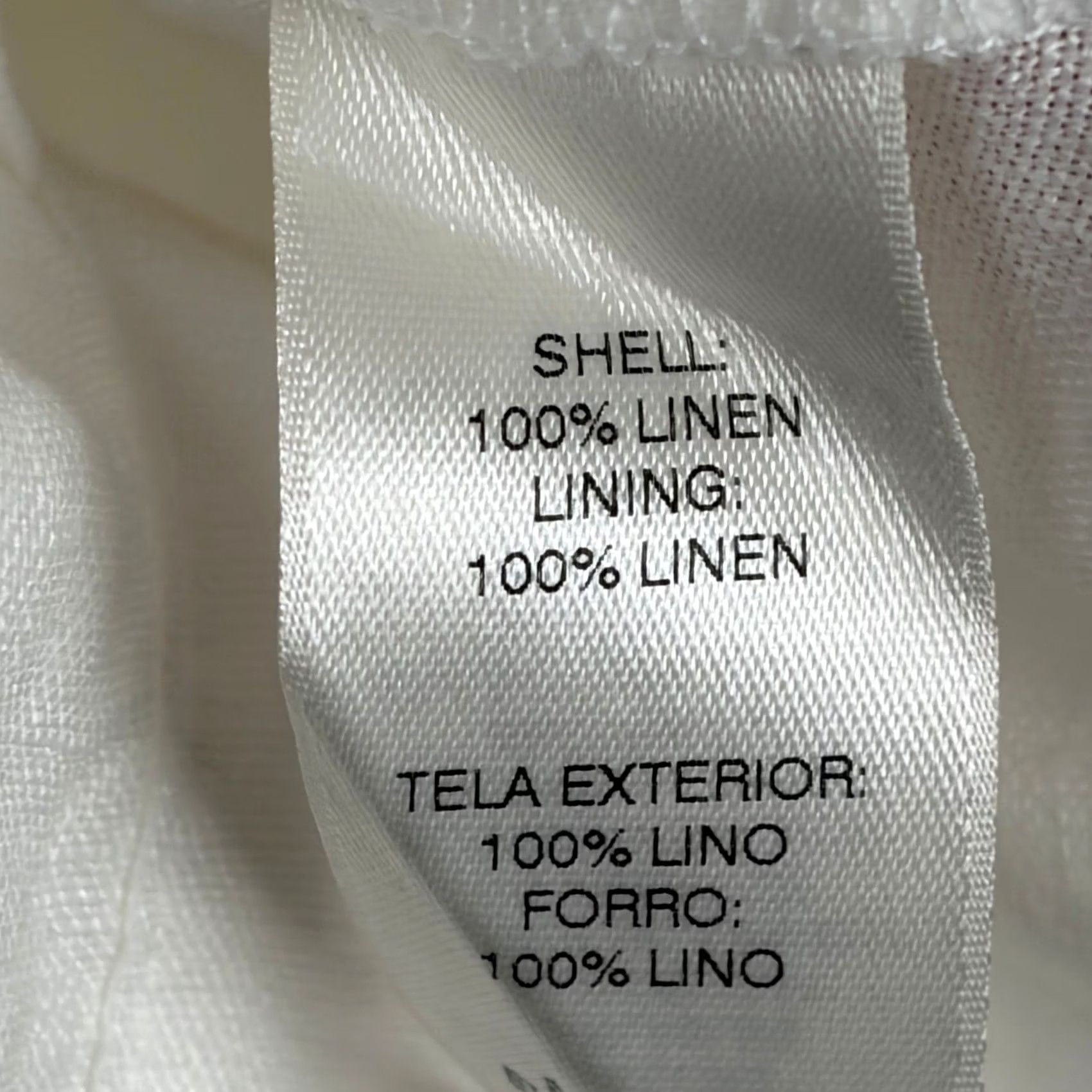 Vintage Chico's Sleeveless Linen Tunic Top White Button Front Pockets Petite 1 M 8P Womens Tunic Size M / US 6-8 / IT 42-44 - 7 Thumbnail