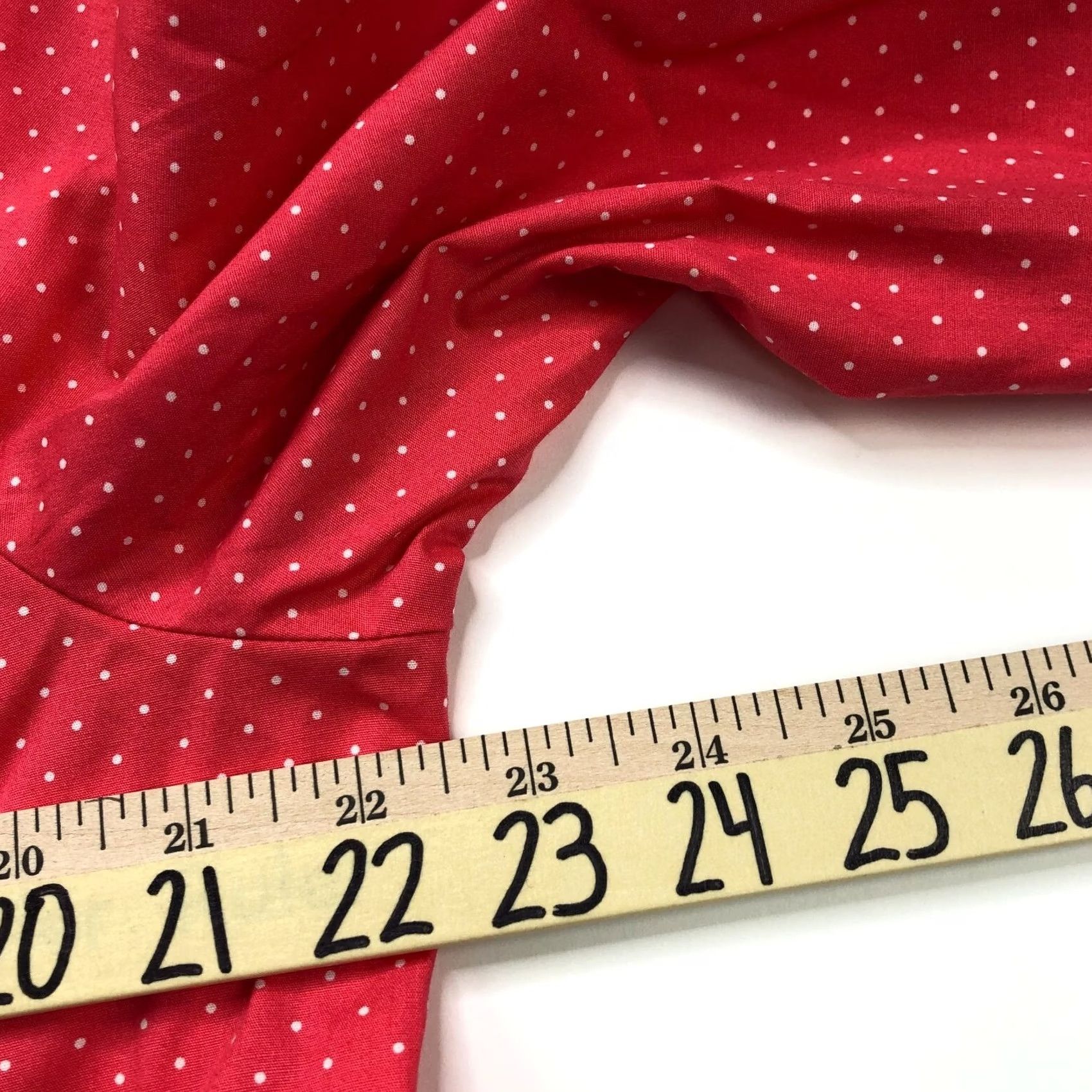 Vintage Lane Bryant Shirt Polka Dot Button-Up Plus 18 Pink Red Collared Long Sleeve Women’s Casual Vintage? No. Size XXL / US 16-18 / IT 52-54 - 5 Thumbnail