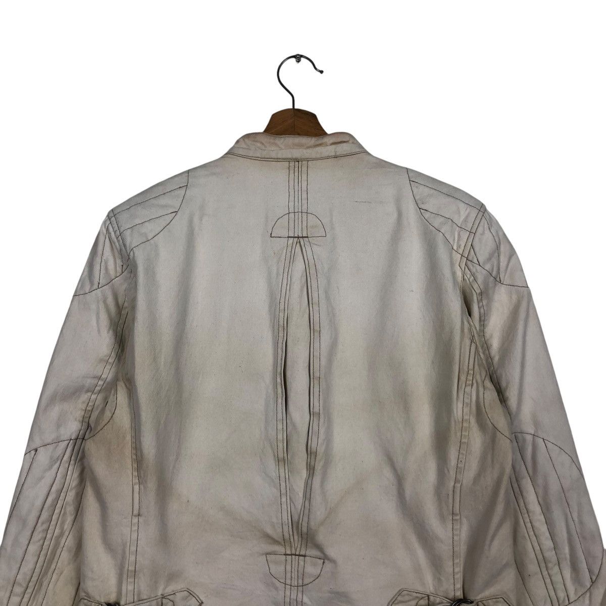 Japanese Brand 🔥CROPPED BIKER LEATHER JACKET COWHIDE GE/NOIL GENUINE WEAR Size US L / EU 52-54 / 3 - 11 Thumbnail