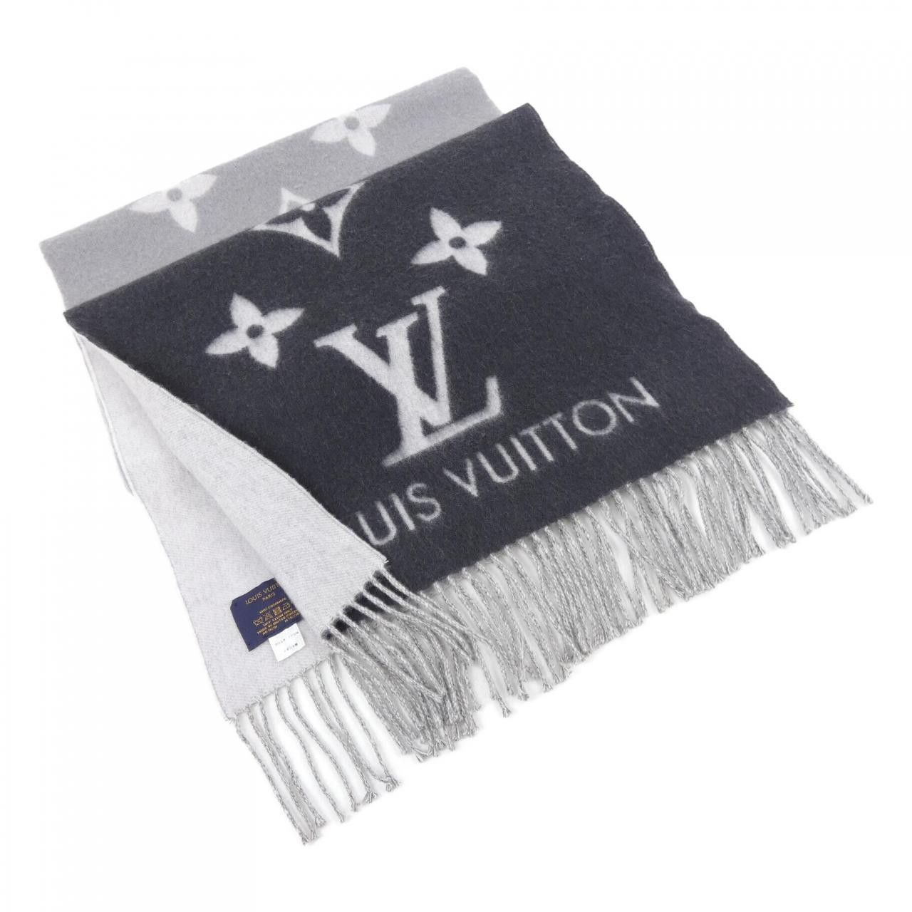 Louis Vuitton Louis Vuitton Louis Vuitton Reykjavik Gradient Cashmere Muffler Textile Scarf M76336 DUTY FREE for USA Size ONE SIZE - 1 Thumbnail