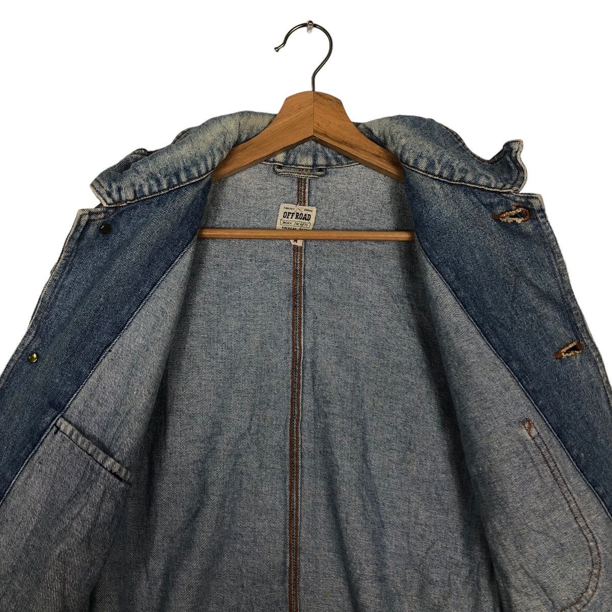Japanese Brand 🔥90’s Chore Denim Jacket Offroad Boston USA Toyo Enterprise Size US M / EU 48-50 / 2 - 11 Thumbnail