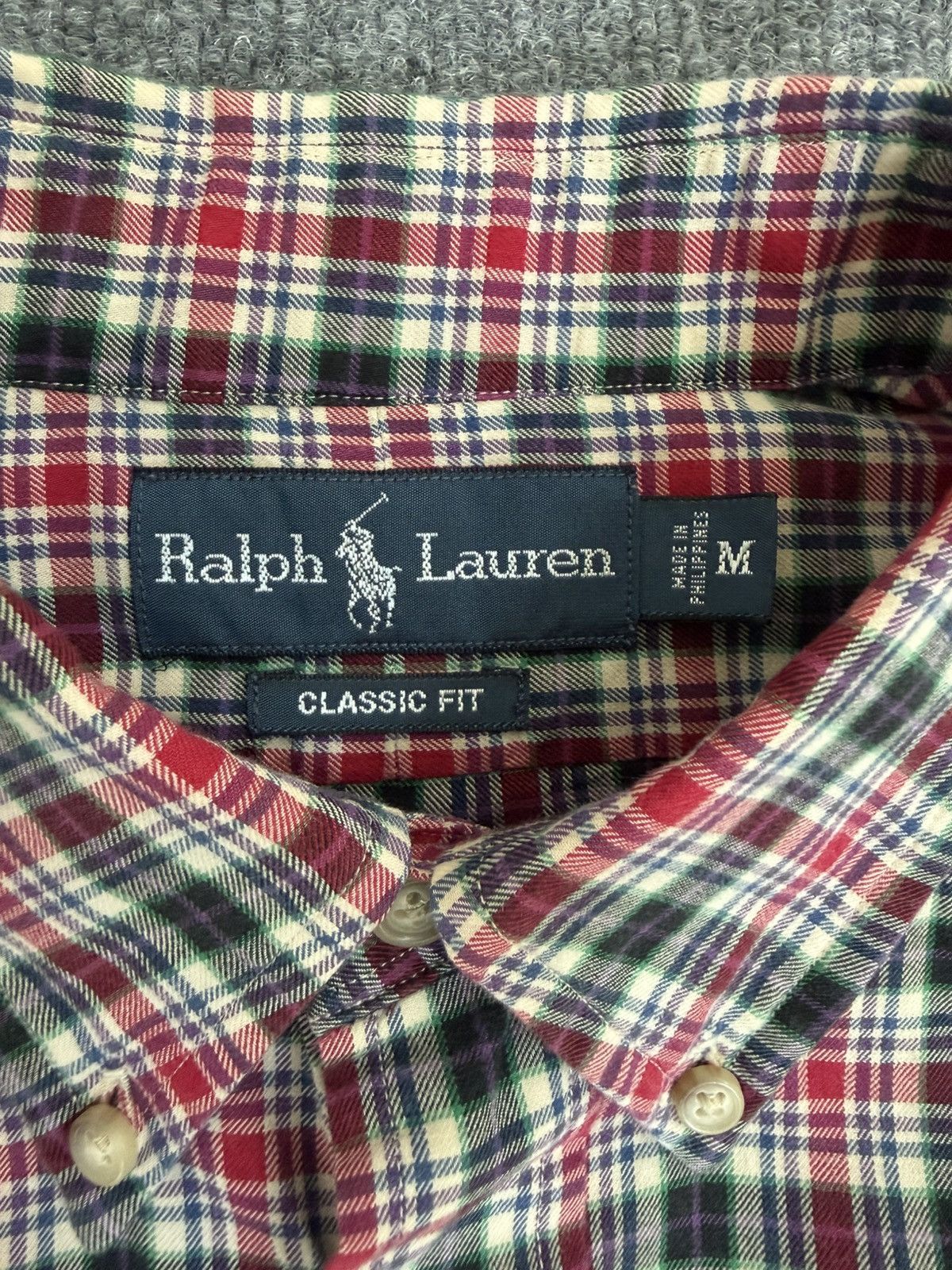 Ralph Lauren Vintage Polo Ralph Lauren Plaid Flannel Shirt M Size US M / EU 48-50 / 2 - 4 Thumbnail