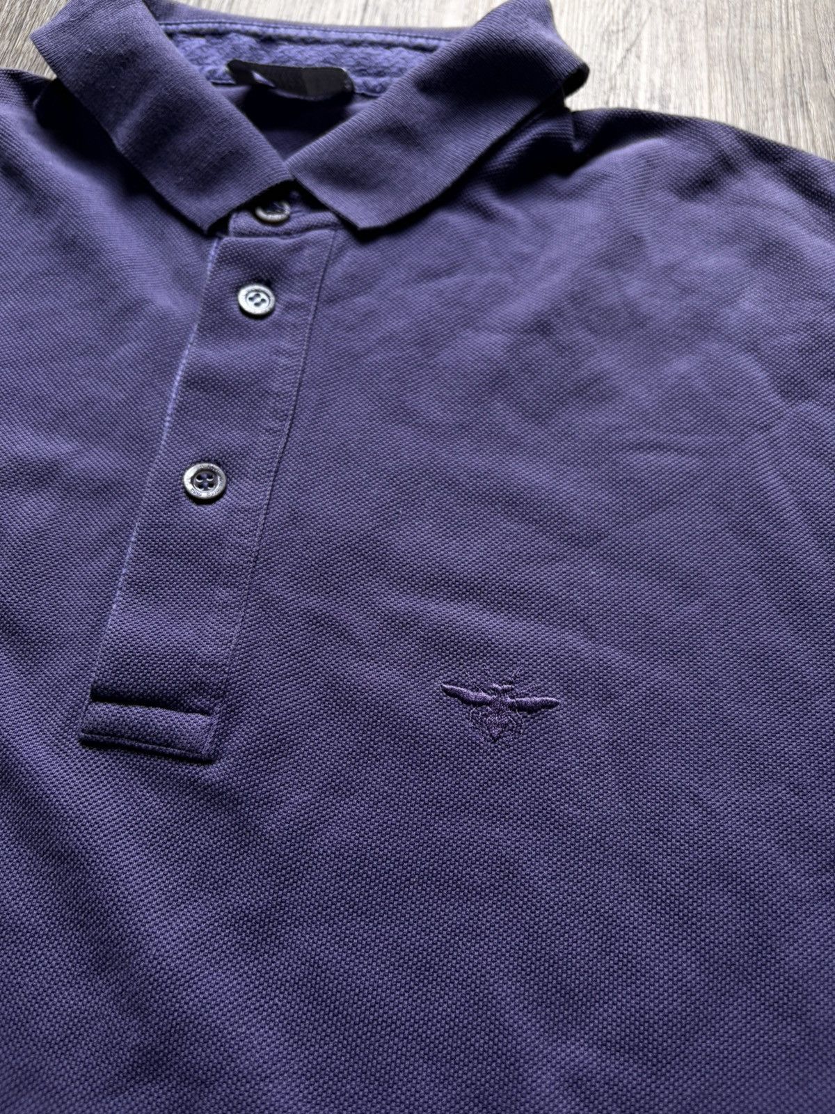 Dior Dior Bee Logo purple Polo T-Shirt Size US M / EU 48-50 / 2 - 3 Thumbnail