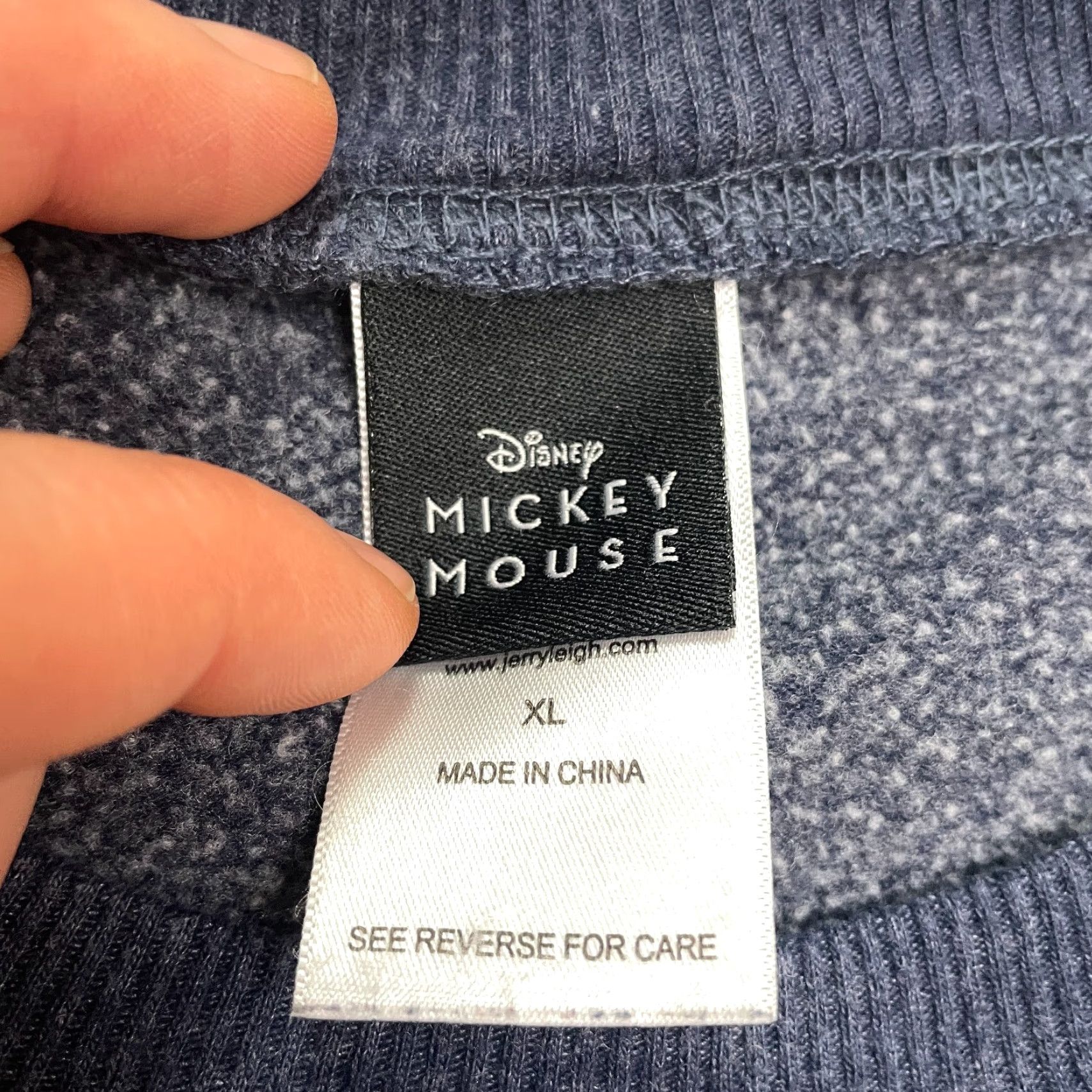 Disney Disney Mickey Mouse Graphic Pullover Sweatshirt Mens XL Blue Crew Neck Casual Size US XL / EU 56 / 4 - 6 Thumbnail