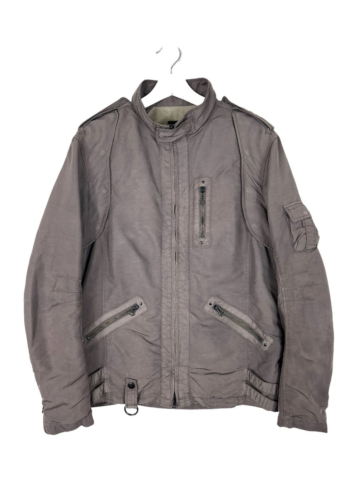 Tete Homme 🔥 TETE HOMME SATIN RIDER MOTO JACKET Size US L / EU 52-54 / 3 - 2 Thumbnail