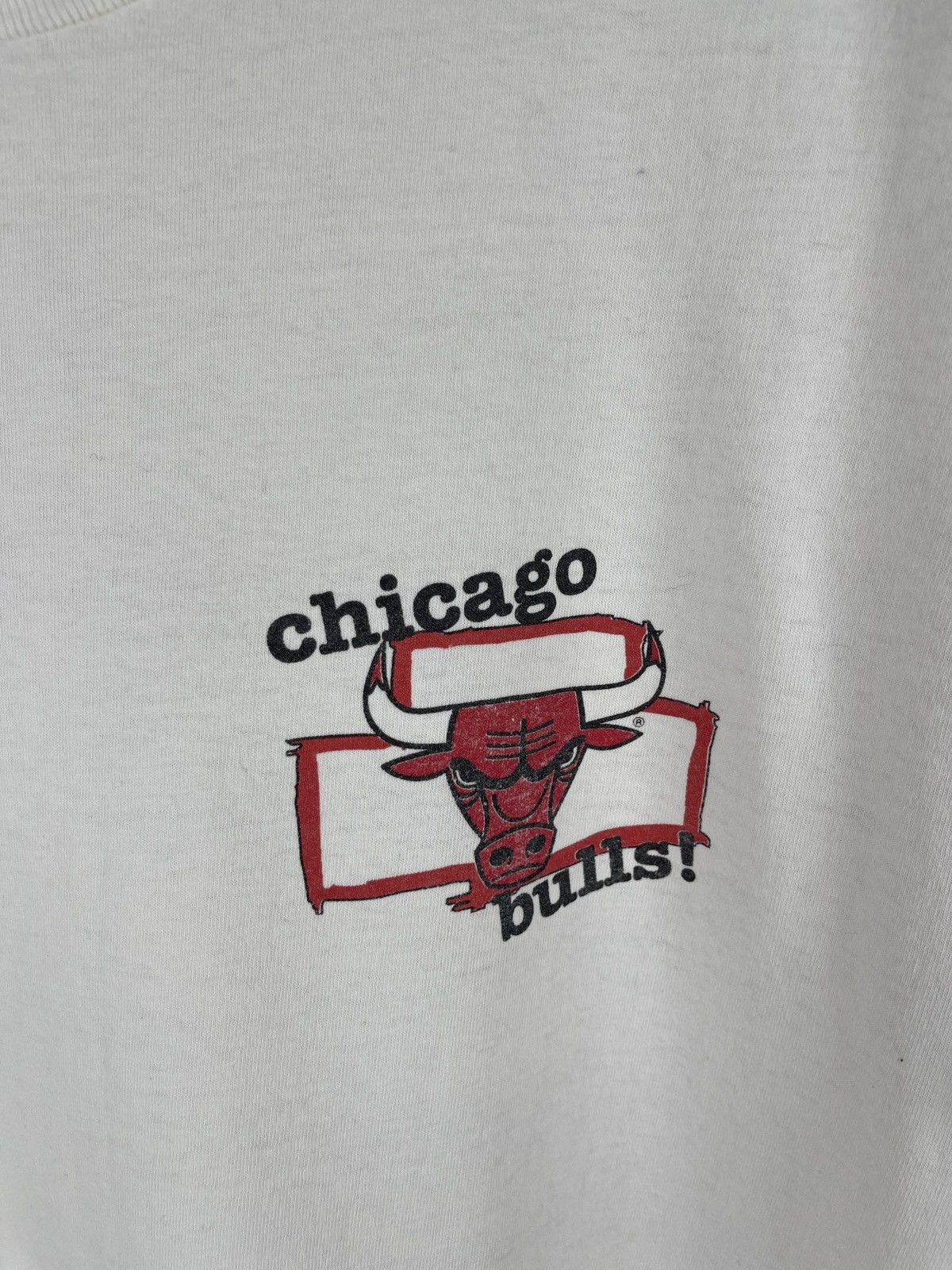 NBA Starter Vintage 90s Chicago Bulls “I love this team” tee Size US XL / EU 56 / 4 - 4 Thumbnail