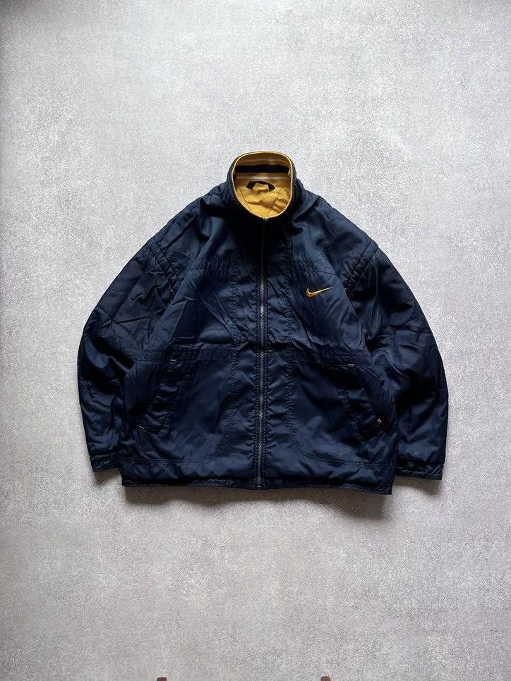 Nike Vintage Nike Swoosh Reversible Winter Puffer Jacket Y2K S Size US S / EU 44-46 / 1 - 3 Thumbnail