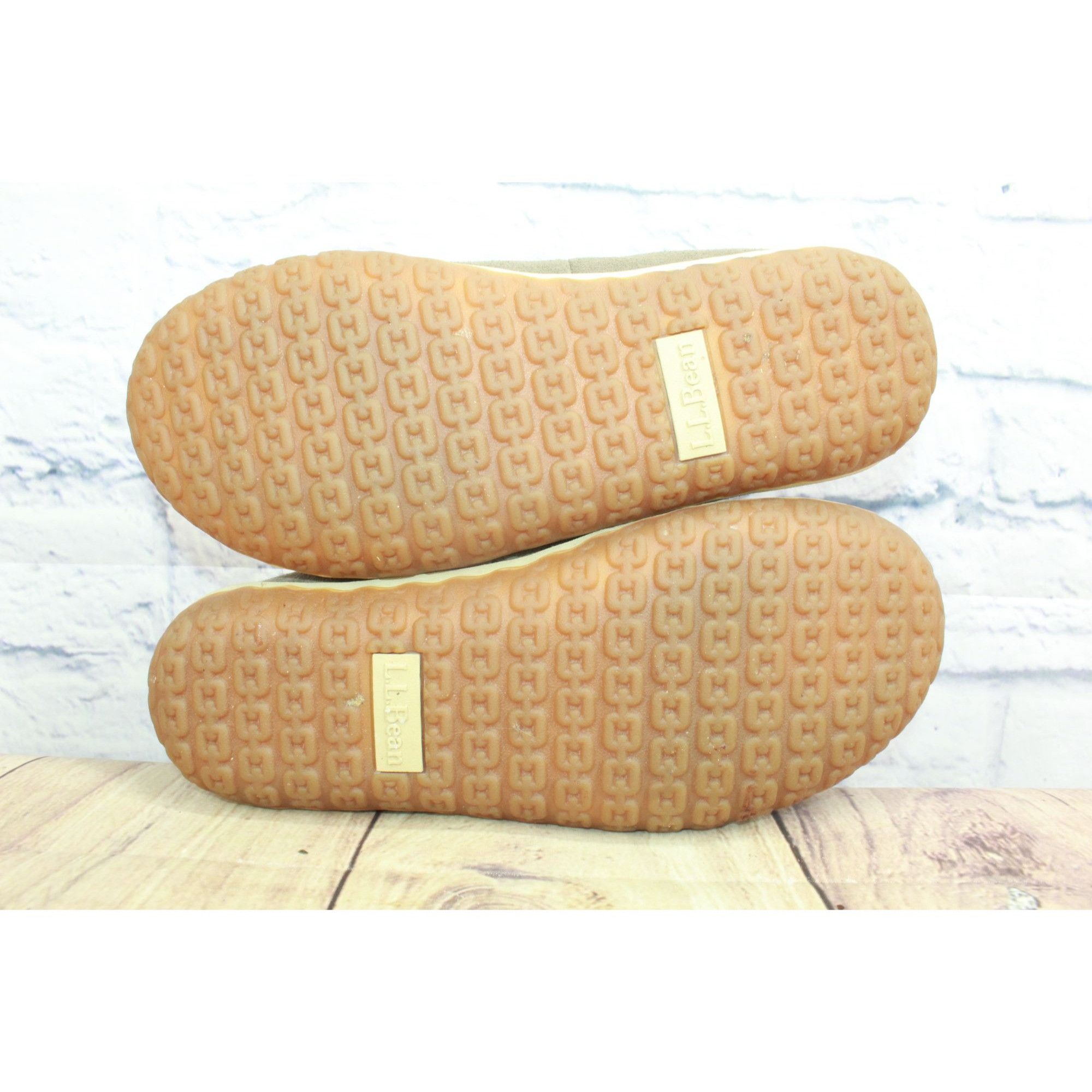 L.L. Bean LL Bean Dark Cement Suede Mountain Moc Slippers Size US 8 / IT 38 - 9 Thumbnail