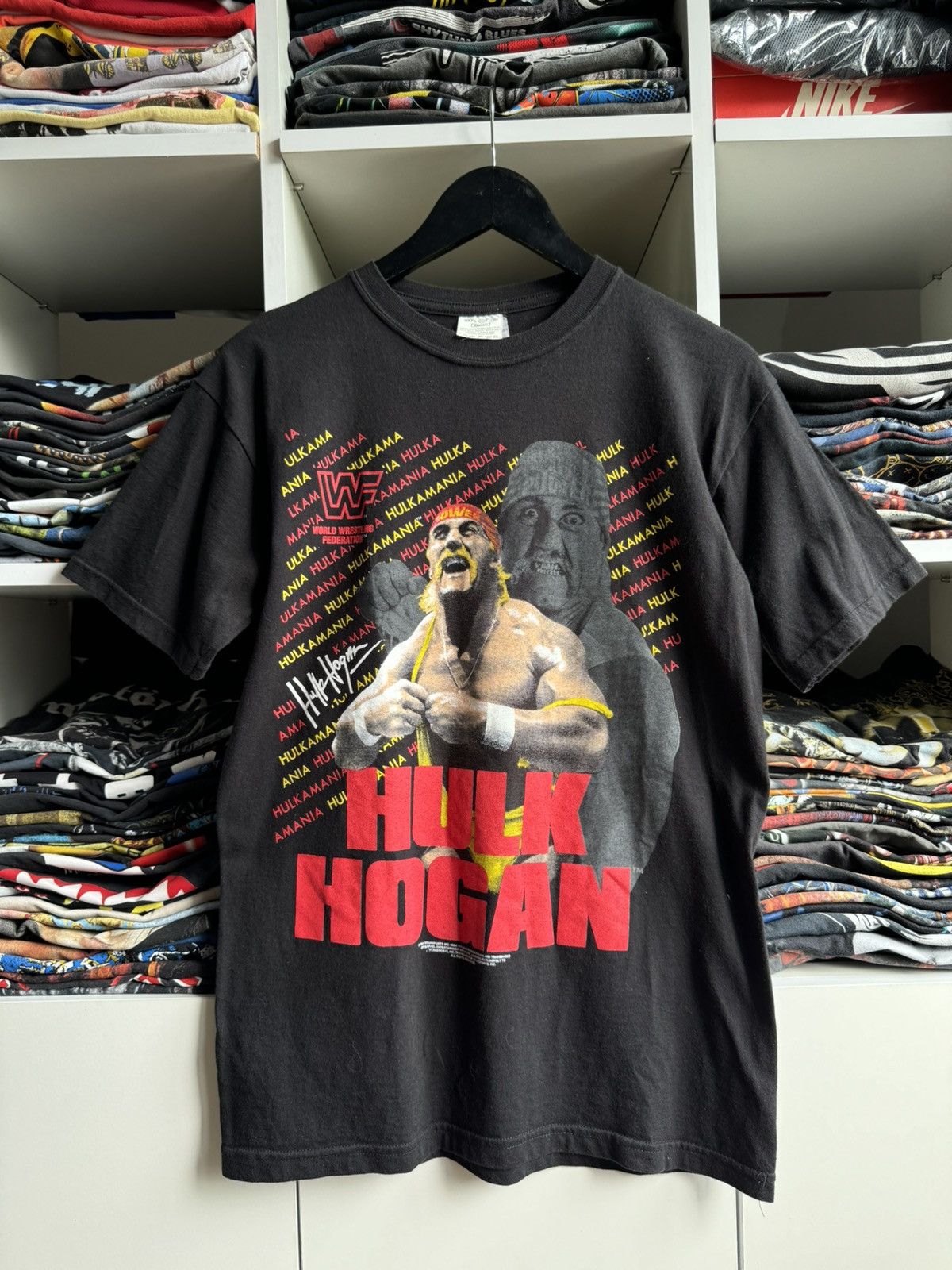 Vintage × WWE × WWF Vintage 1991 Hulk Hogan WWF Licensed Graphic Tee T Shirt Size US M / EU 48-50 / 2 - 1 Thumbnail