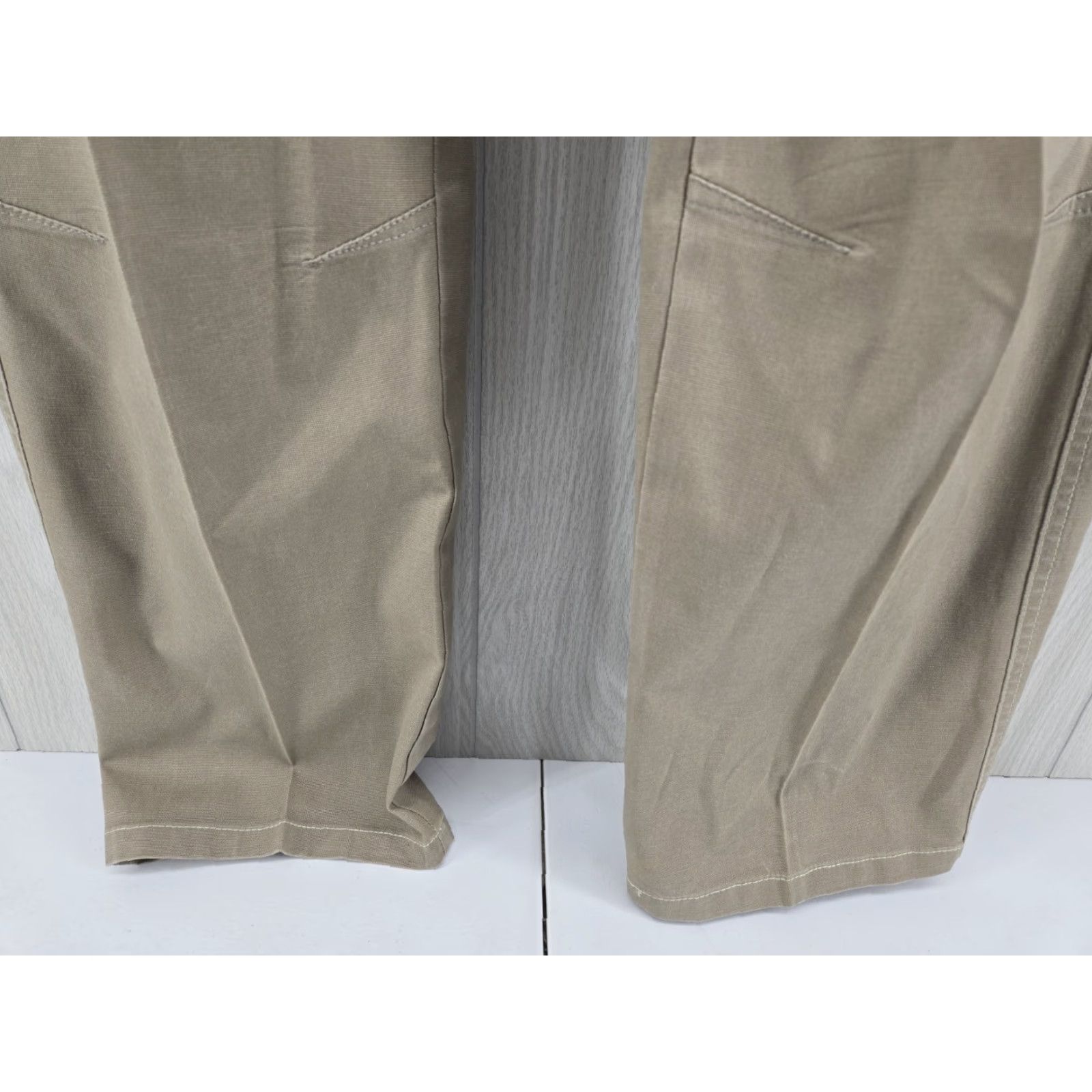 Vintage Kuhl Pants Mens 38x30 Khaki Tan Brown Kanvus Jean Hiking Outdoor Cargo Stripe? Cad Size US 38 / EU 54 - 5 Thumbnail