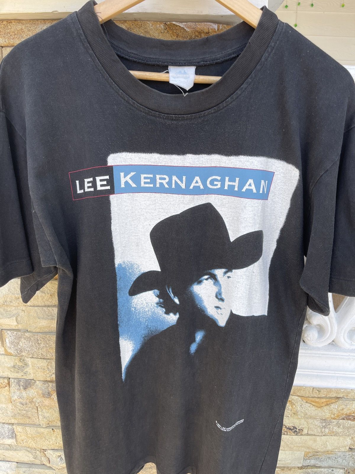 Band Tees Rare🔥Vtg90s LEE KERNAGHAN Three Chain Road T Shirt Size US L / EU 52-54 / 3 - 4 Thumbnail