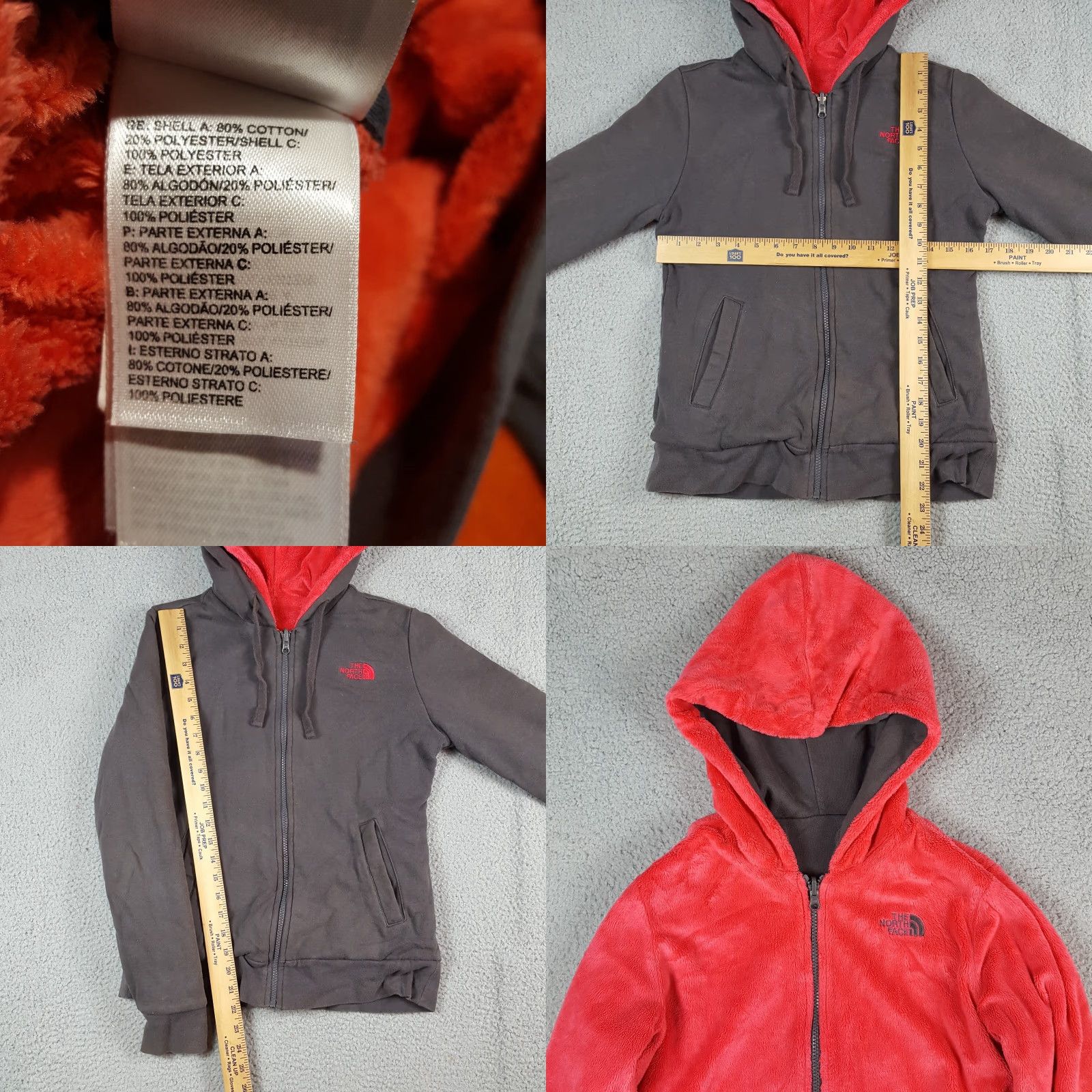 The North Face VINTAGE The North Face Reversible Pink Fleece Size S Hoodie Zip Up Crewneck Sweatshirt Size S / US 4 / IT 40 - 8 Thumbnail