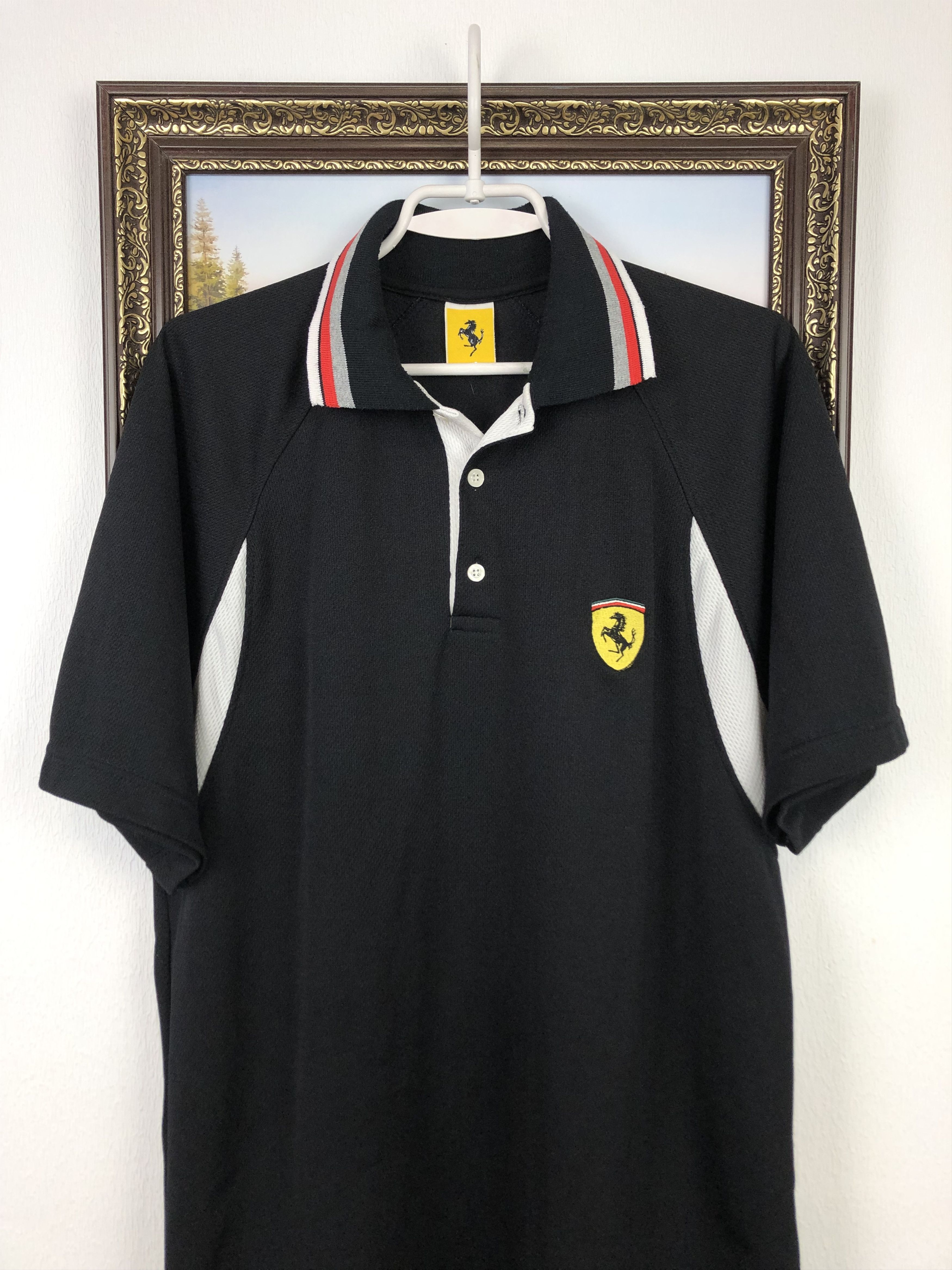 Ferrari Vintage 90's Racing Ferrari F1 Shirt Mens Jersey Marlboro Size US L / EU 52-54 / 3 - 2 Thumbnail