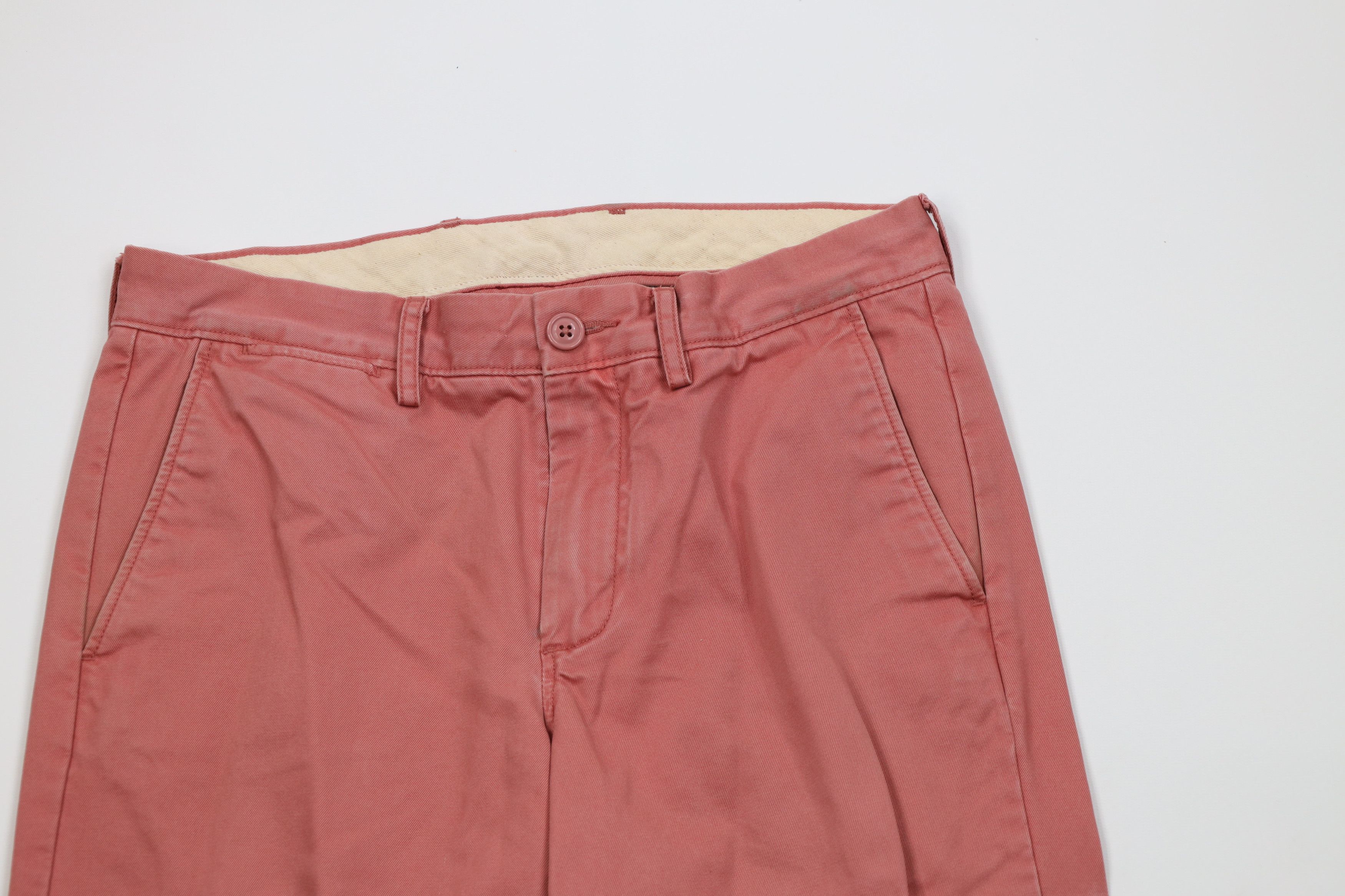 J.Crew J Crew Urban Slim Fit Stonewash Chino Pants Reddish Pink Size US 29 - 2 Thumbnail