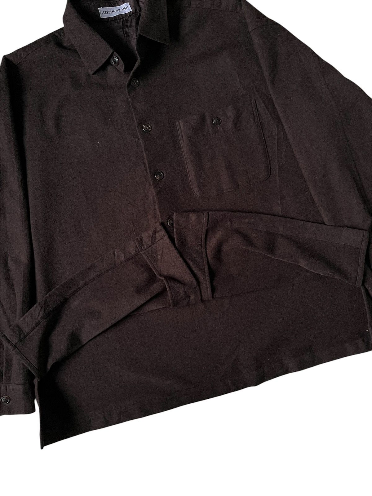 Issey Miyake Issey miyake shirt wool brown Size US XL / EU 56 / 4 - 6 Thumbnail