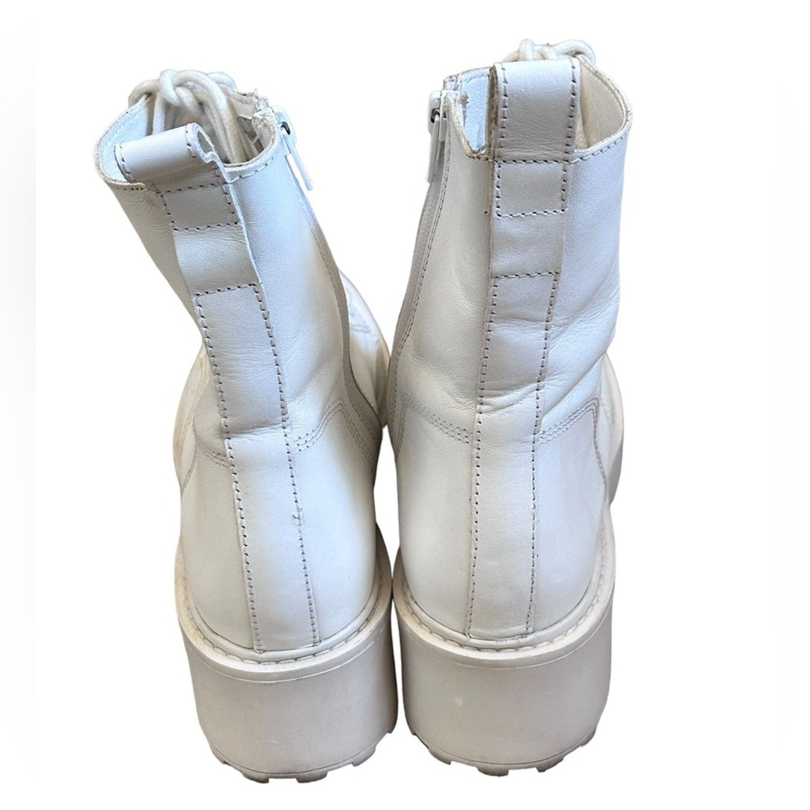 Steve Madden Steve Madden Tornado Combat Boot in White Size US 9 / IT 39 - 6 Thumbnail