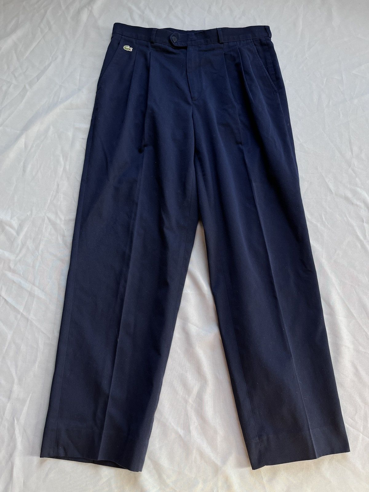 Lacoste Lacoste Chemise Blue Navy Vintage Classic Pants Size US 34 / EU 50 - 2 Thumbnail