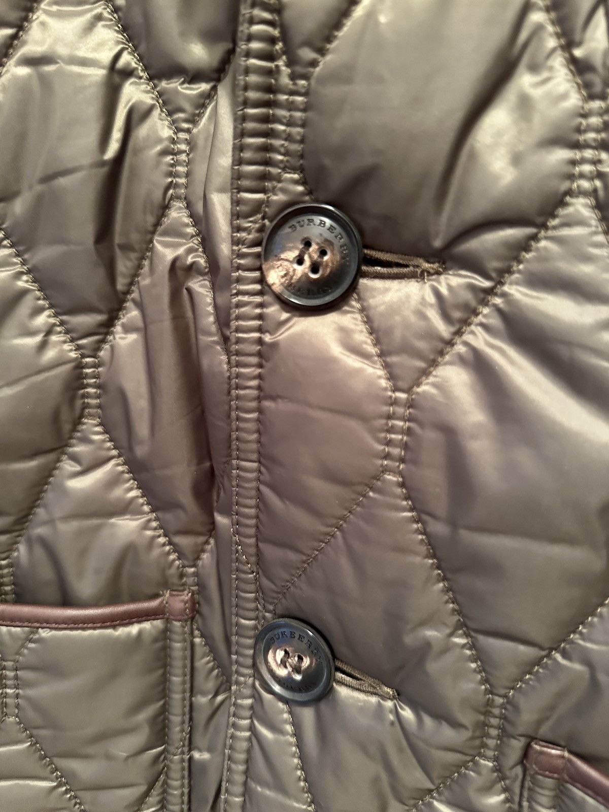 Burberry Burberry Quilted Blazer Jacket Olive Size US M / EU 48-50 / 2 - 3 Thumbnail