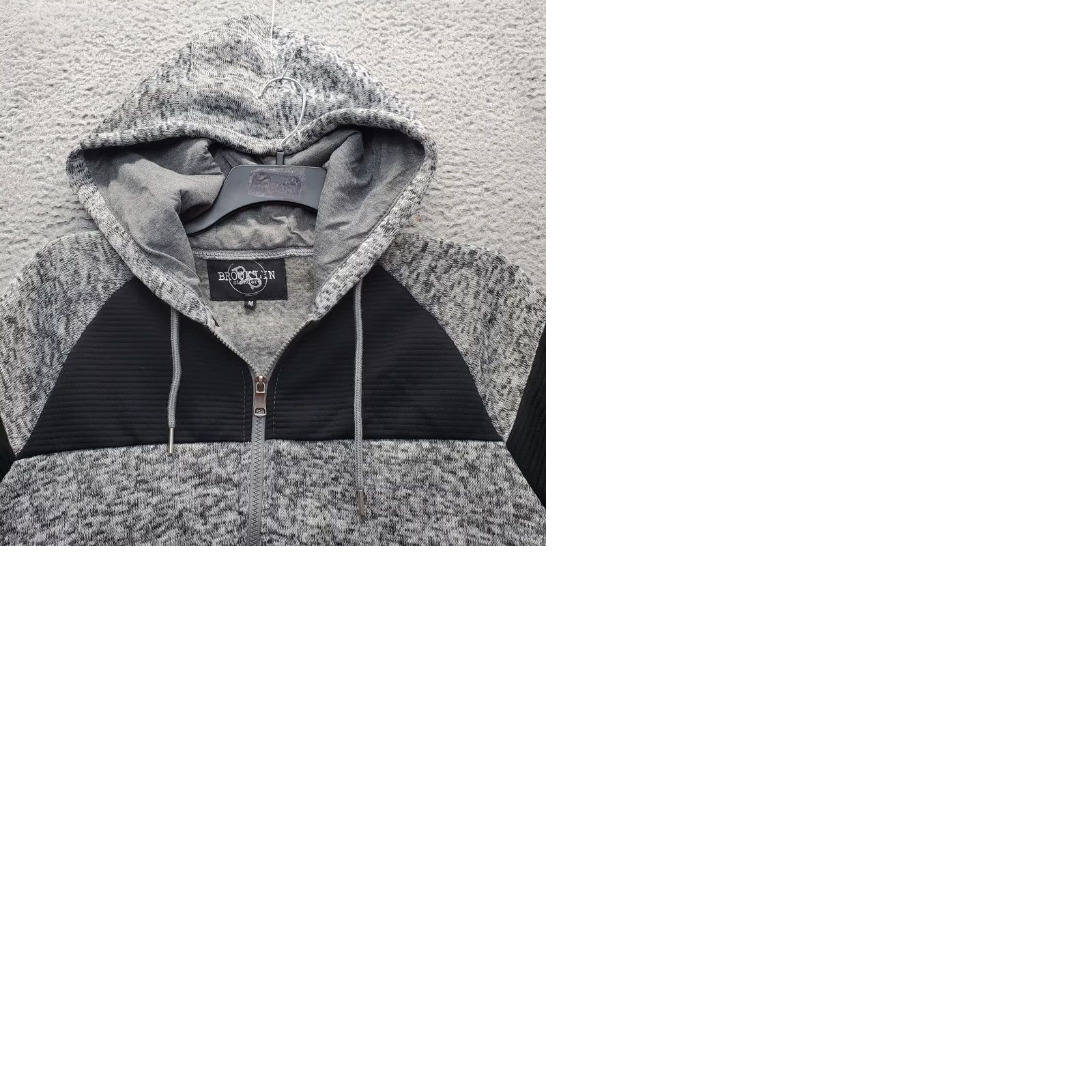 Vintage Brooklyn Standard Jacket Mens Medium Multi Fleece Lined Hooded Drawstring Zip Up Size US M / EU 48-50 / 2 - 9 Thumbnail