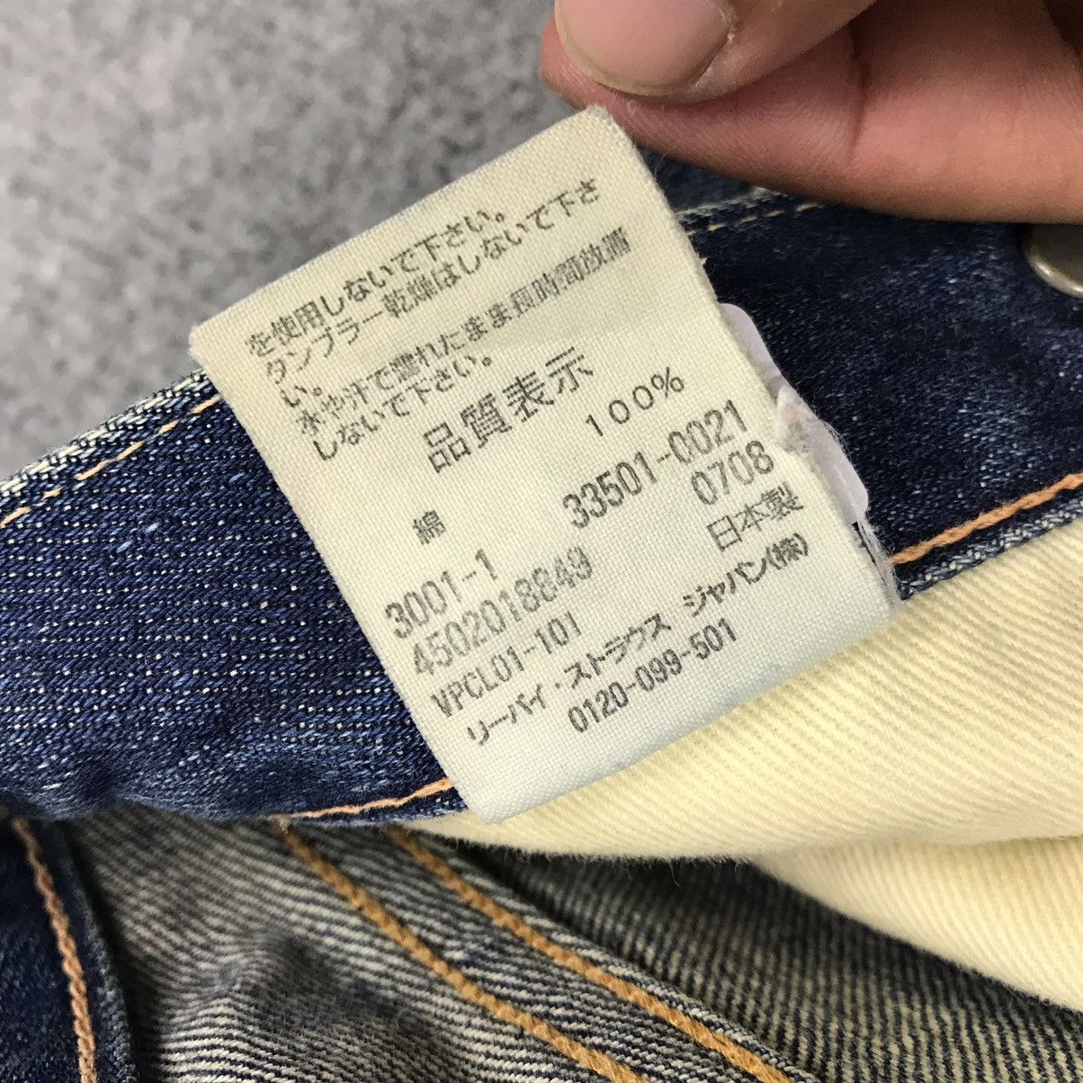Japanese Brand × Levi's Vintage Clothing VINTAGE LEVIS 33501 DISTRESSED SELVADGE DENIM PANTS 144 Size US 32 / EU 48 - 22 Thumbnail
